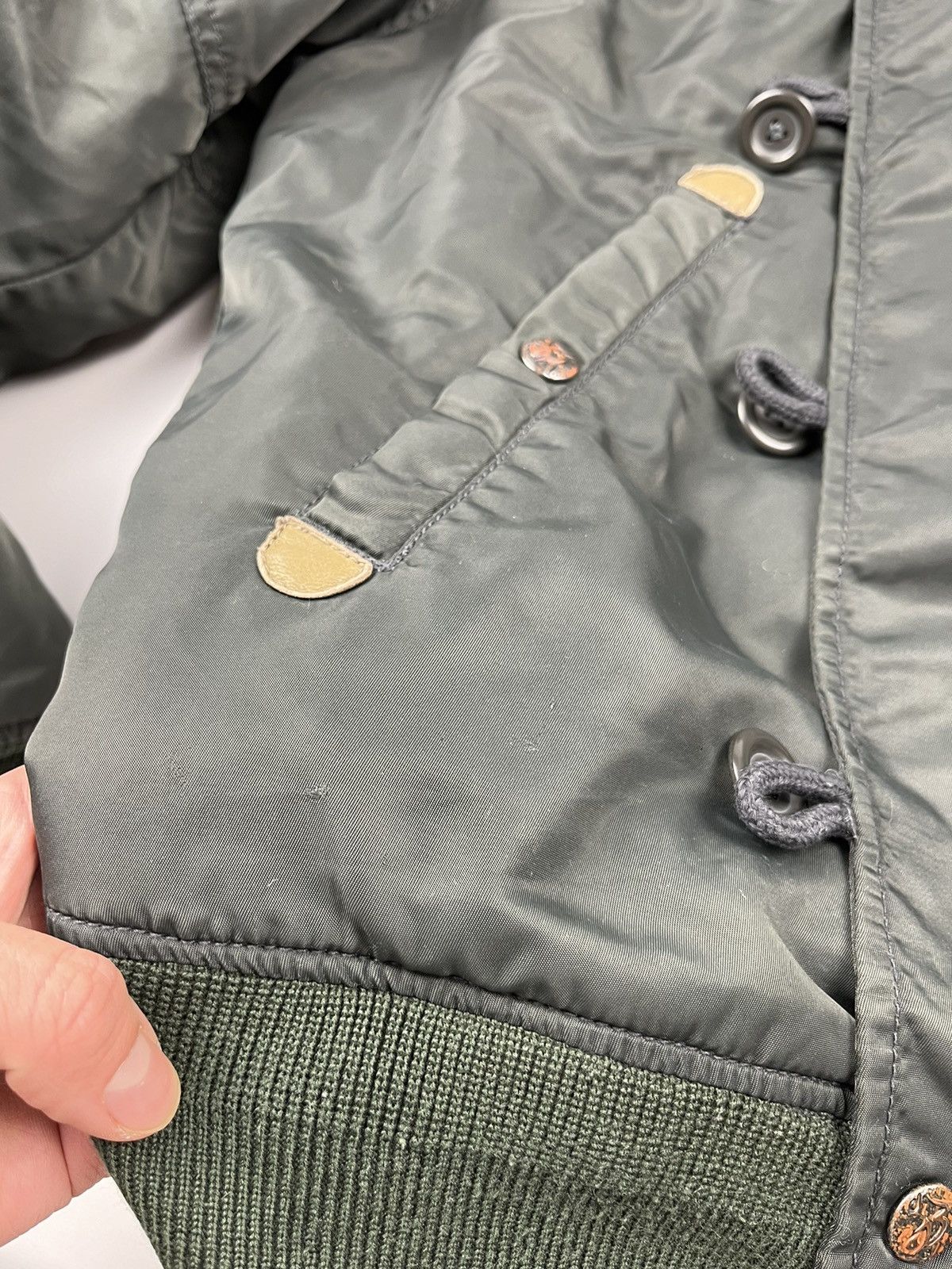 Diesel × Vintage DIESEL Vintage flight jacket thrashed faded bomber MA-1 y2k Size US M / EU 48-50 / 2 - 25 Thumbnail