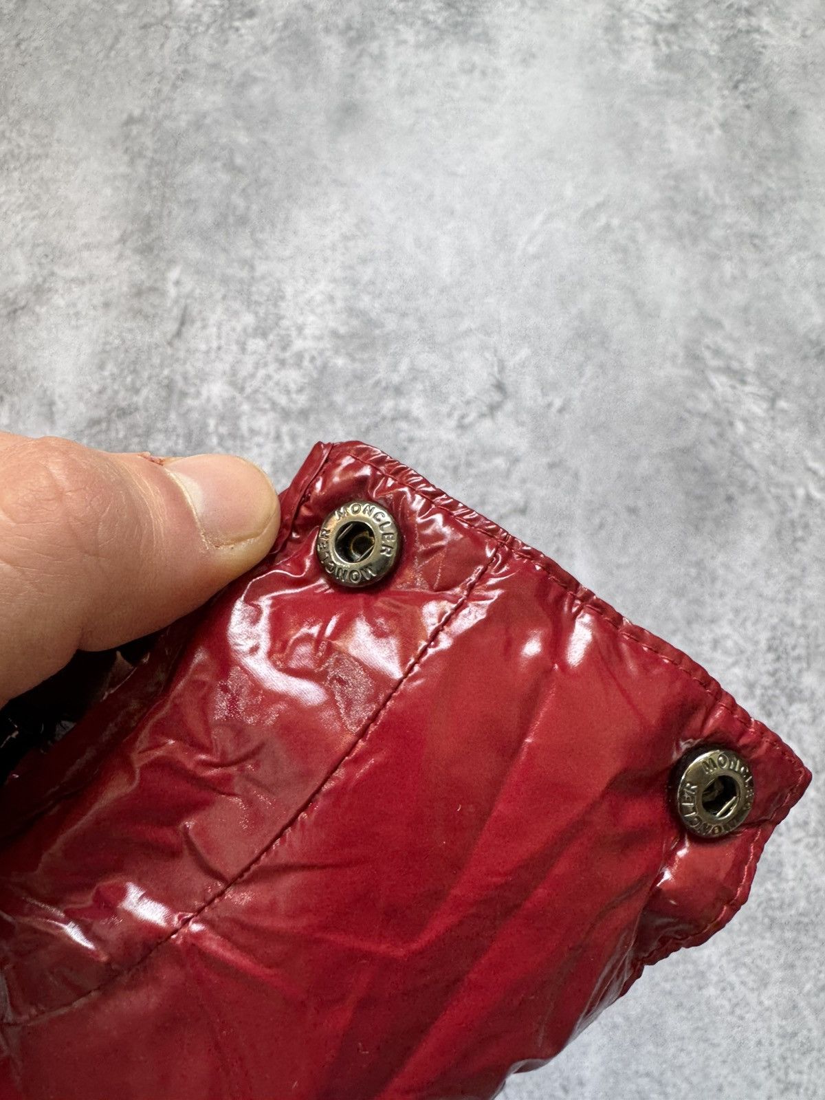 Moncler Moncler Puffer Hood red Size ONE SIZE - 4 Thumbnail
