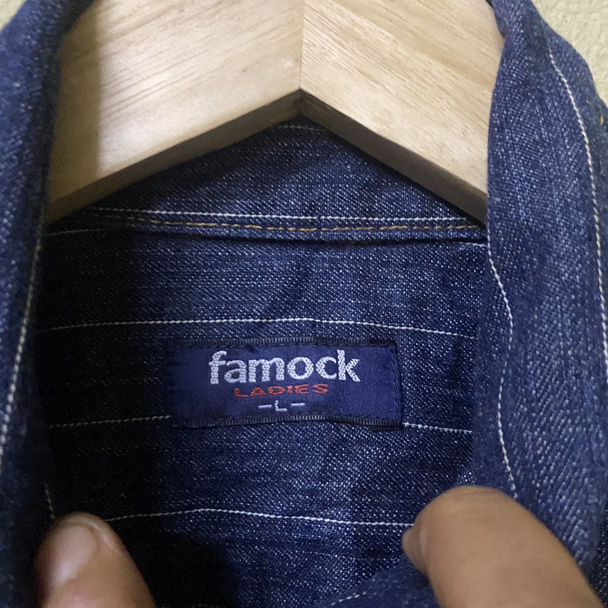Japanese Brand Famock ladies striped jacket jeans Size L / US 10 / IT 46 - 3 Thumbnail
