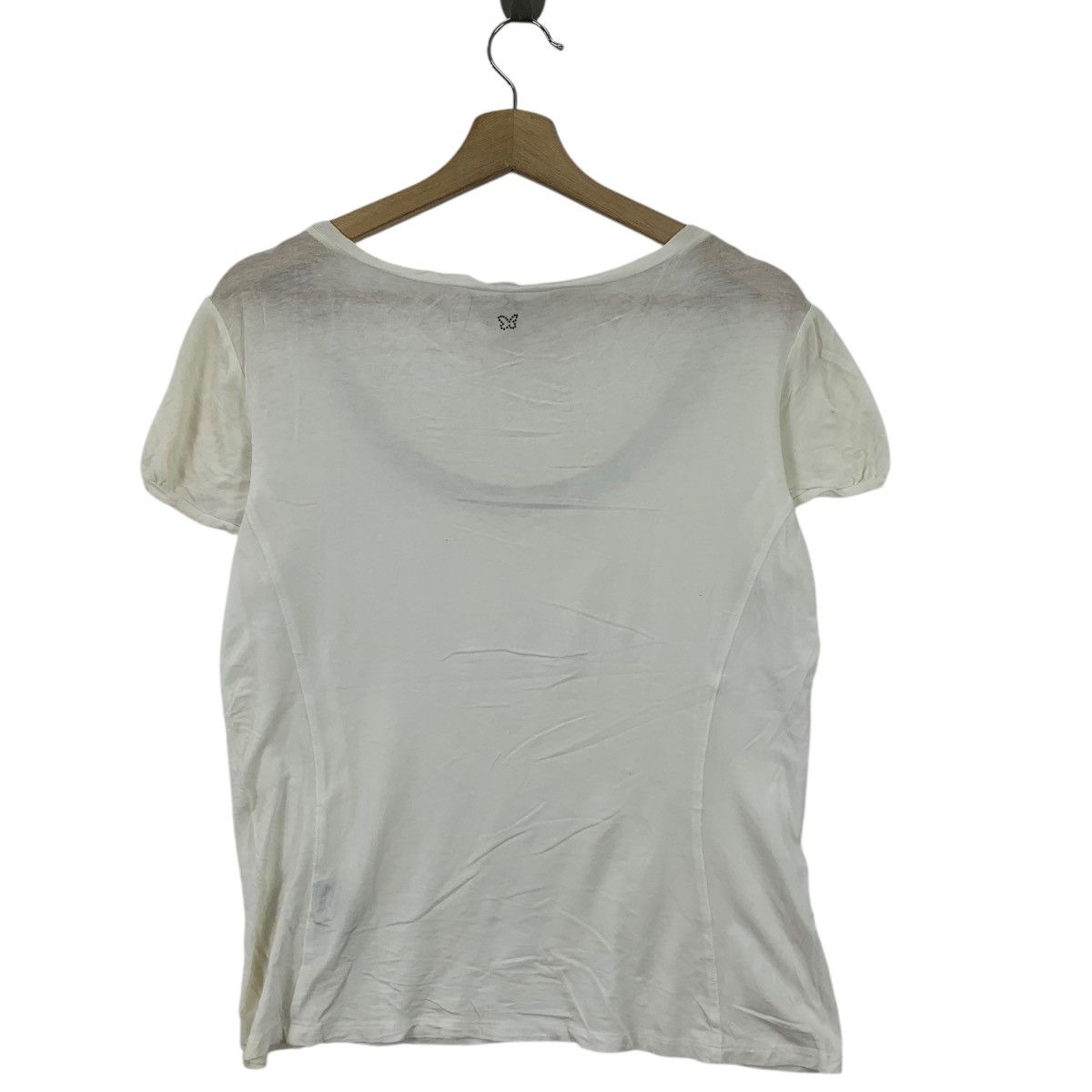 Max Mara MAX MARA WEEKEND LINE Collection Swarovski Tee Shirt Top Size S / US 4 / IT 40 - 4 Thumbnail