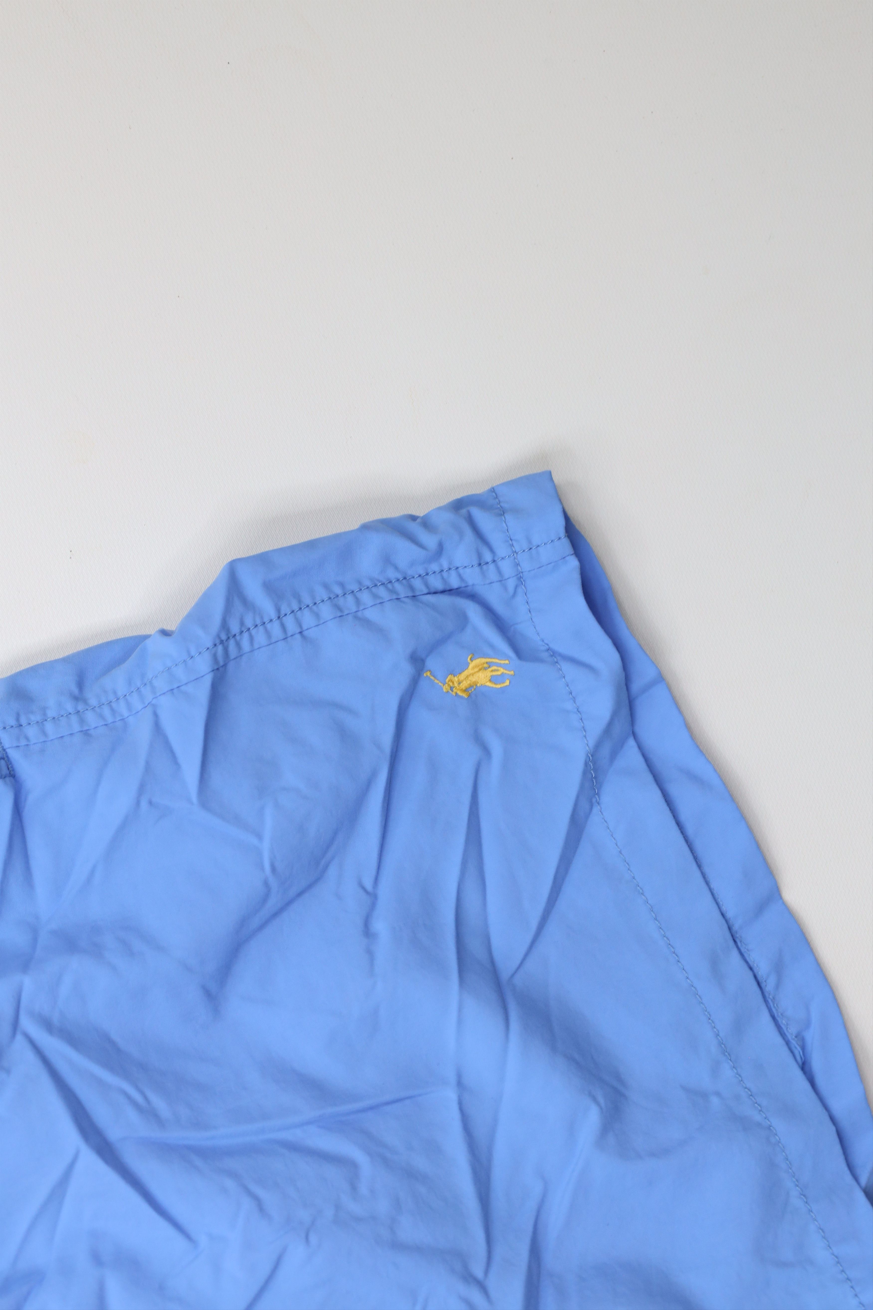Ralph Lauren × Vintage Vintage 90s Ralph Lauren Above Knee Shorts Swim Trunks Blue Size US 36 / EU 52 - 5 Thumbnail