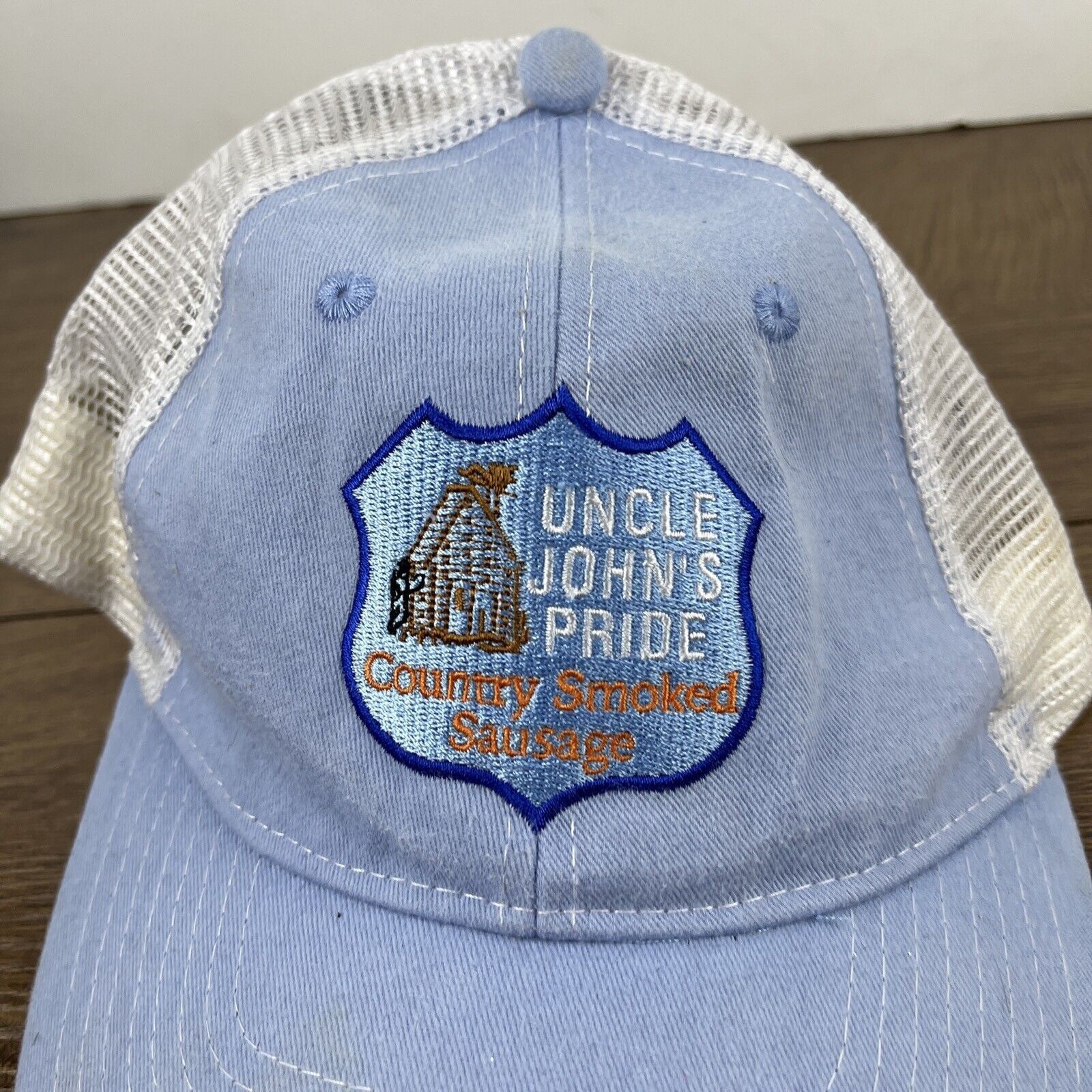 Other Uncle Johns Pride Hat Country Smoked Sausage Blue Hat Adjust Size ONE SIZE - 8 Thumbnail
