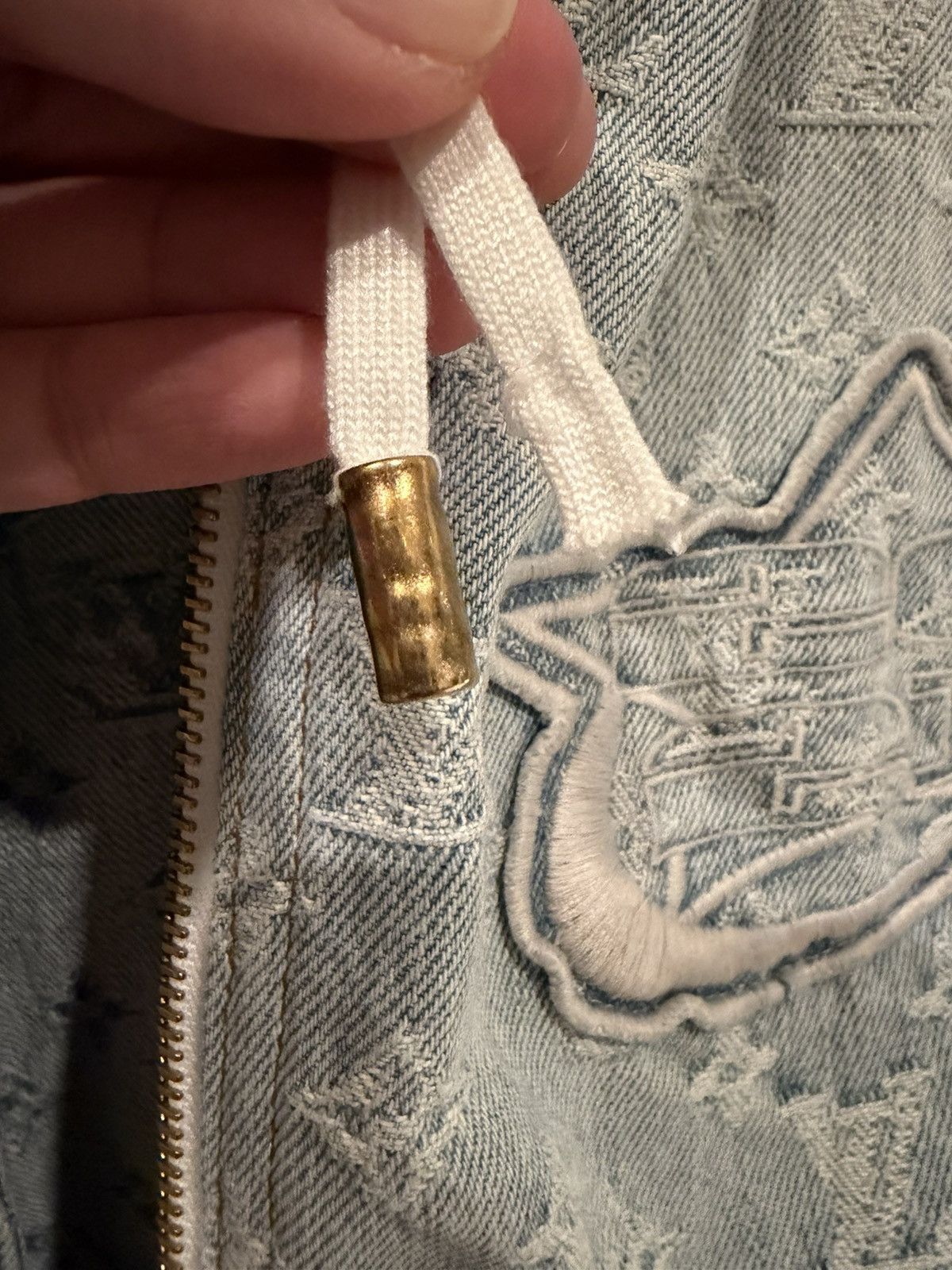 Louis Vuitton × NBA Louis Vuitton x NBA Denim Zip Up Jacket Size US M / EU 48-50 / 2 - 10 Thumbnail