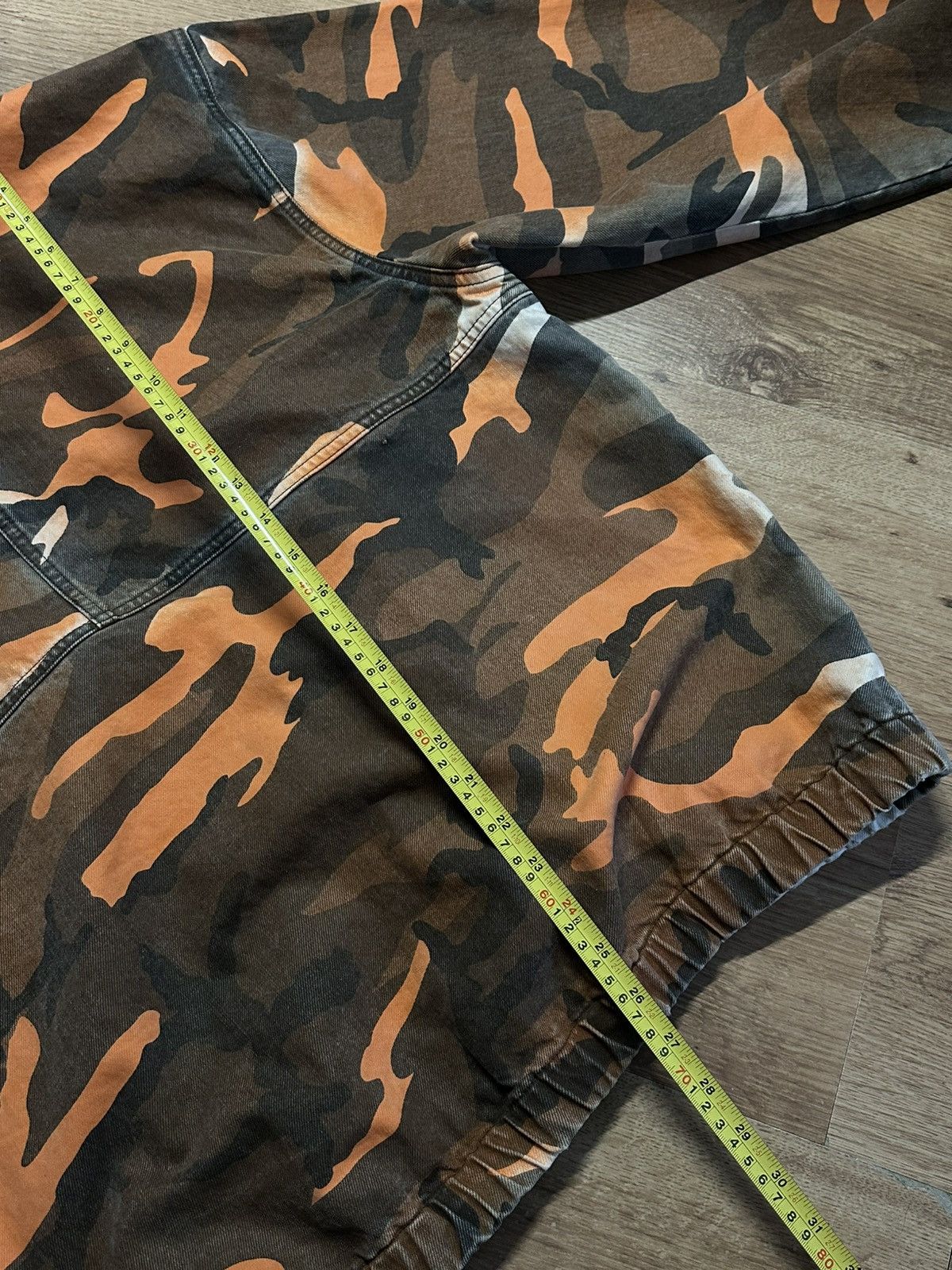 Stussy Stussy SS23 Spray Dye Work Jacket Orange Camo Size US XL / EU 56 / 4 - 13 Thumbnail