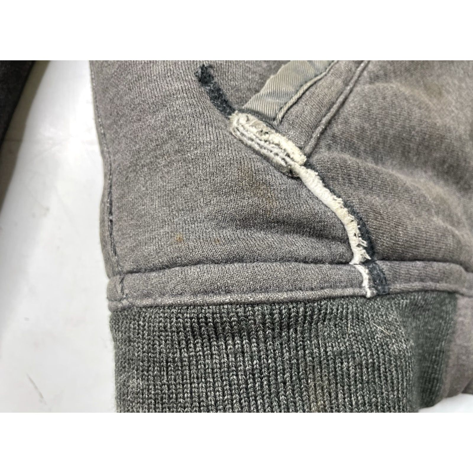 Vintage Abercrombie New York Adirondack Jacket Hoodie Women’s XL Sweatshirt Fur Heavy Gray Long Sleeve Full Zip Size XL / US 12-14 / IT 48-50 - 5 Thumbnail