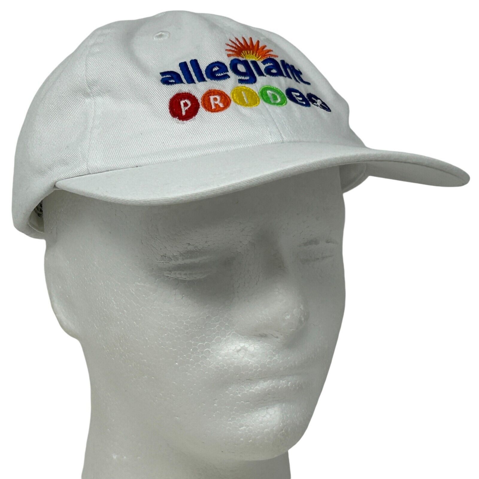 Vintage Allegiant Air Gay Pride Hat Baseball Cap LGBTQ Airlines Size ONE SIZE - 10 Thumbnail