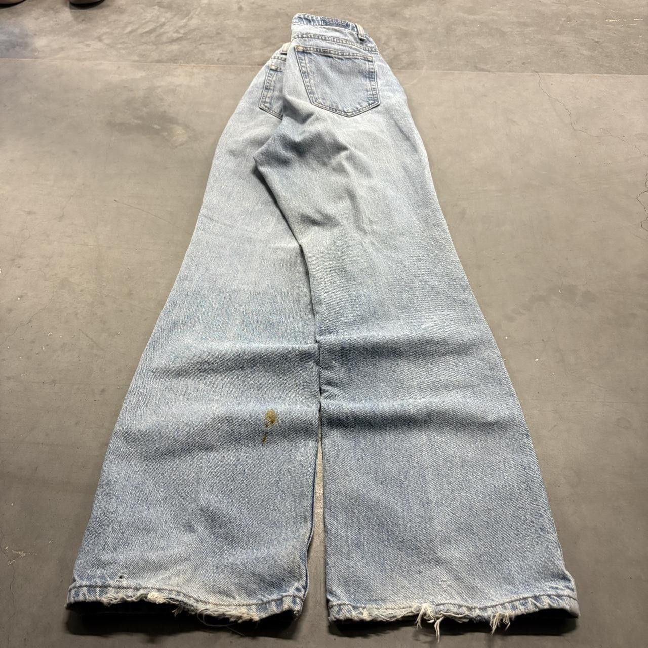 Vintage Crazy Vintage Y2K/2000s Baggy Flare Bootcut Light Blue Wash Skater Streetwear Style Denim Jeans! Size US 28 / EU 44 - 4 Thumbnail
