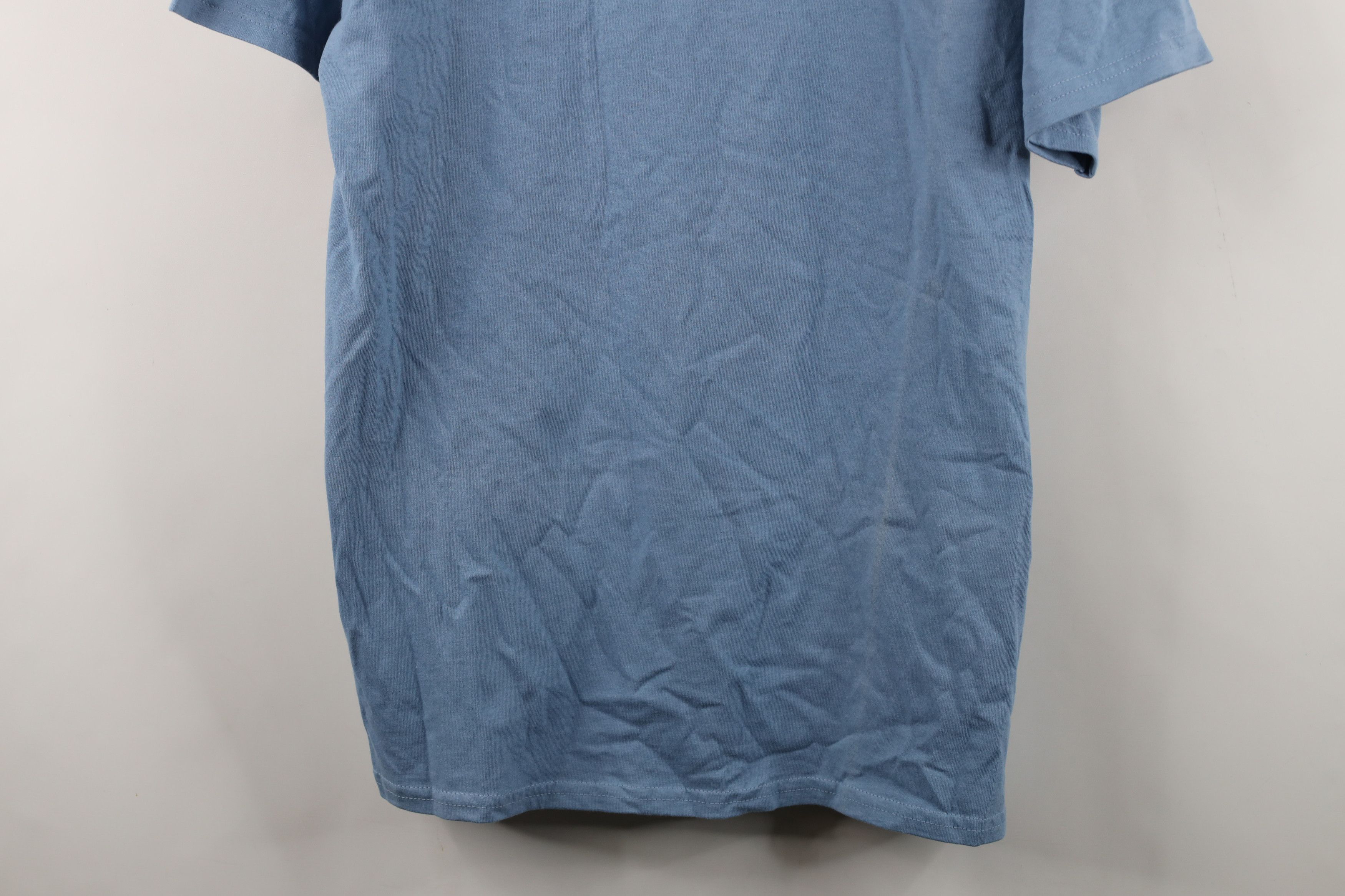 Vintage Vintage 90s Robert August Surfing Surf T-Shirt Blue Size US L / EU 52-54 / 3 - 3 Thumbnail
