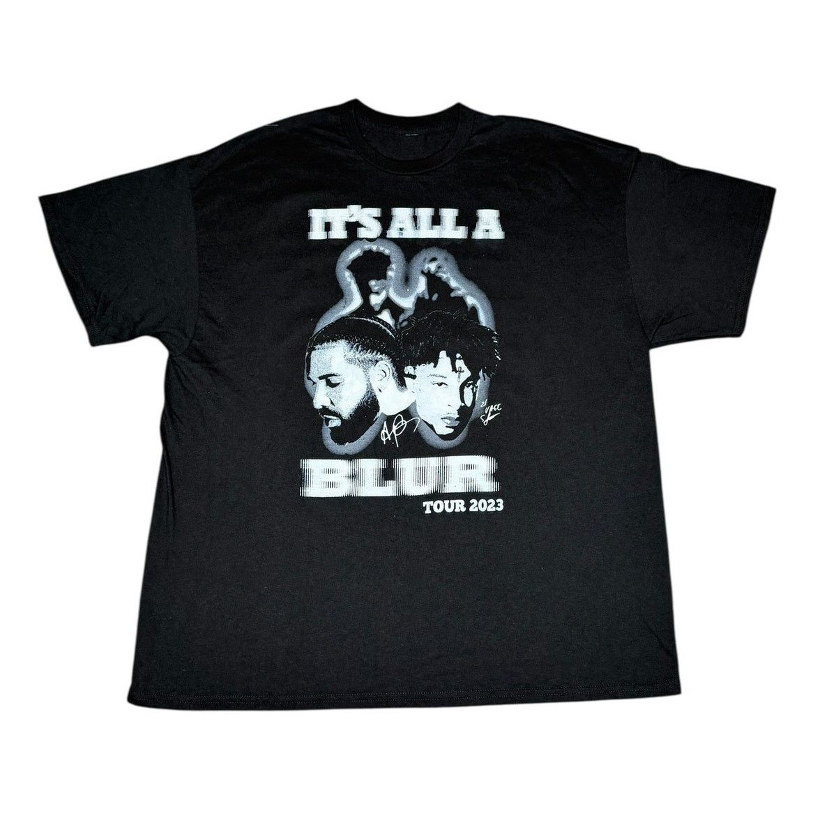 21 Savage Drake 21 Savage It's All a Blur Tour T-Shirt Size US L / EU 52-54 / 3 - 1 Thumbnail