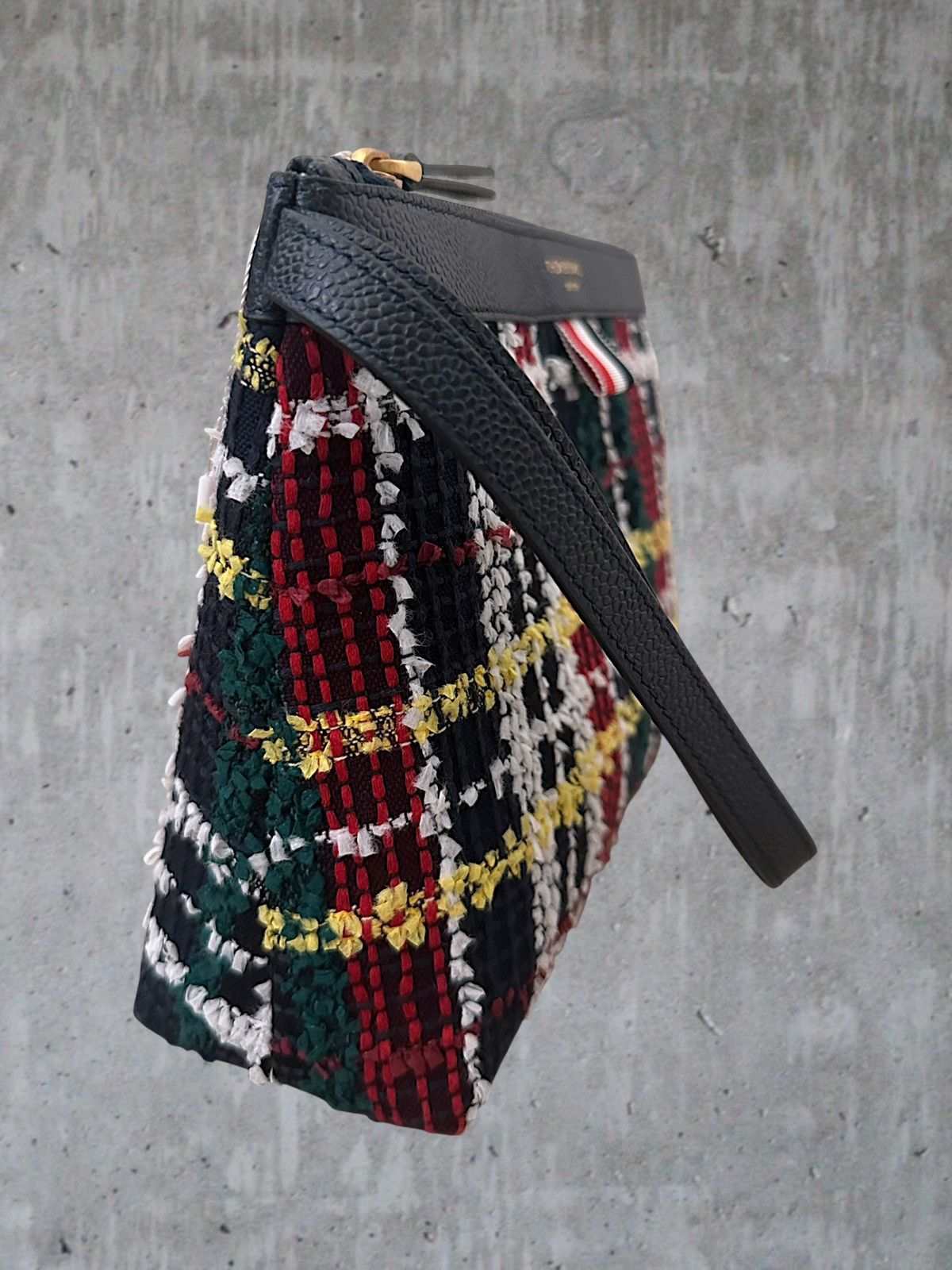 Thom Browne Thom Browne Tweed Zip Pouch Size ONE SIZE - 3 Thumbnail