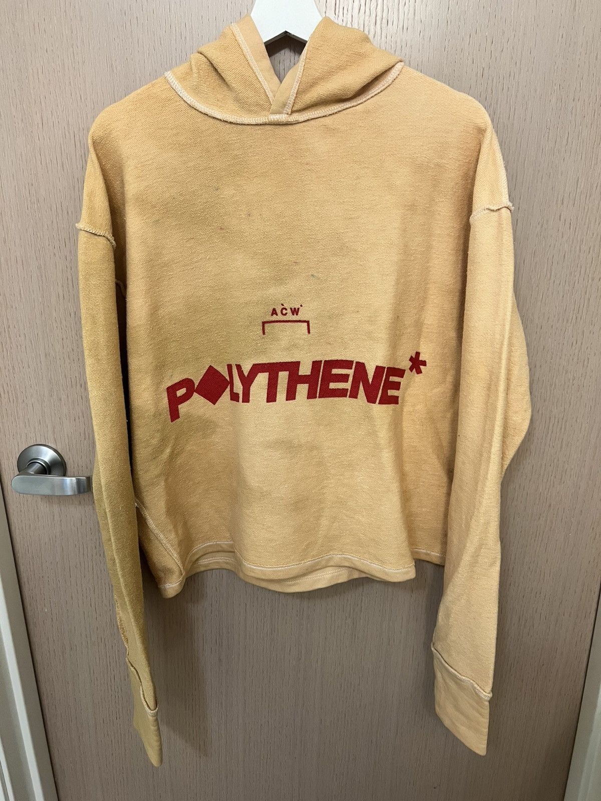 A-COLD-WALL* A-COLD-WALL* Polythene* Hoodie Sand Beige – Size S Size US S / EU 44-46 / 1 - 1 Thumbnail