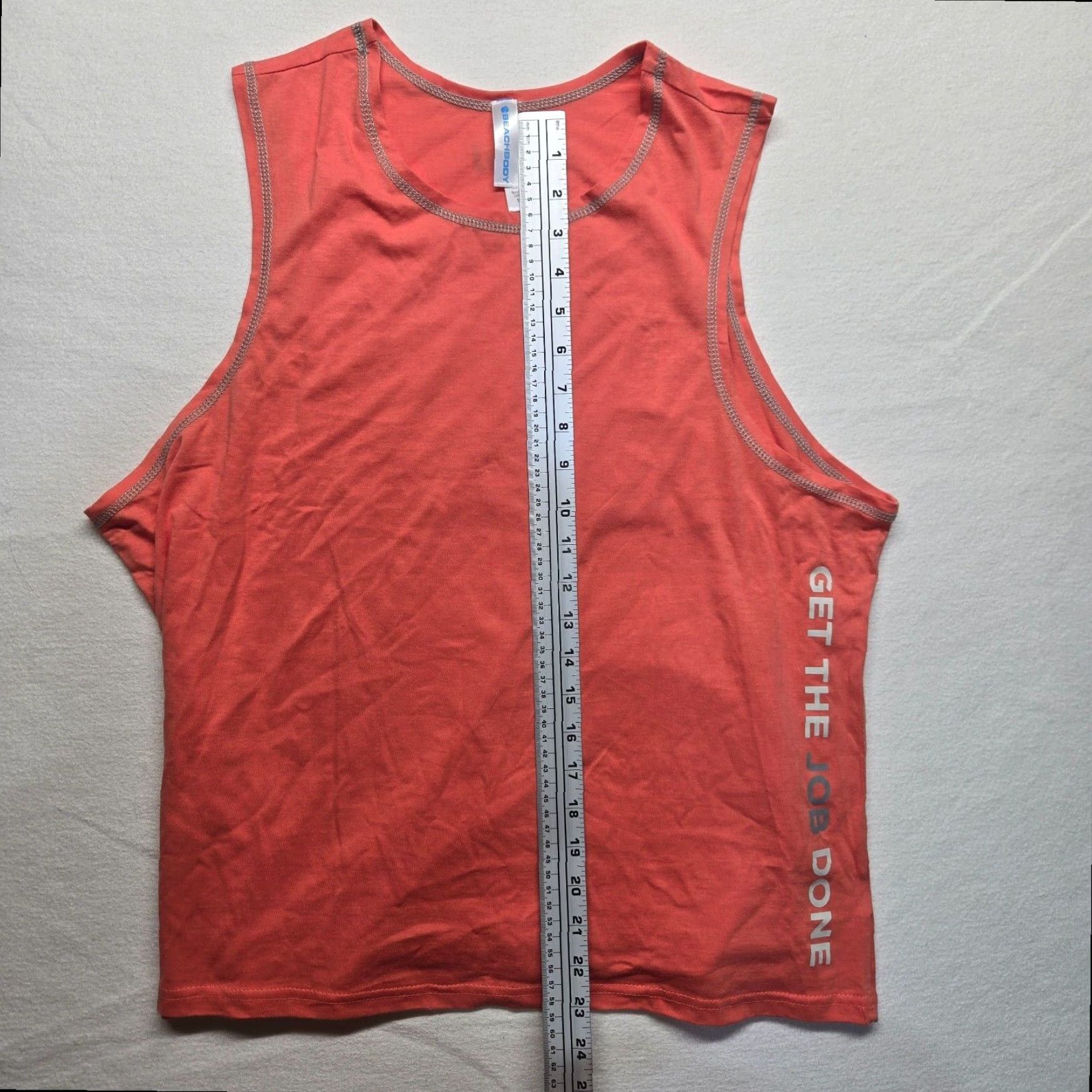 Vintage Beachbody Women's Tank Top Sleeveless Tee T Shirt Adult XL Orange Size XL / US 12-14 / IT 48-50 - 5 Thumbnail