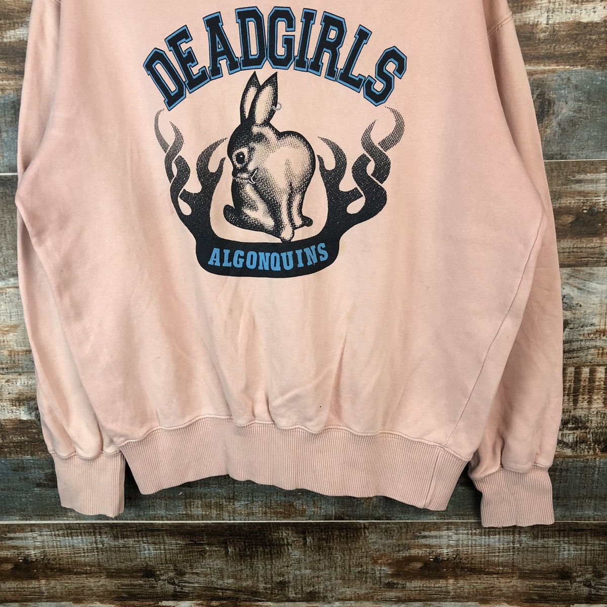 Japanese Brand Algonquins deadgirls punk Pink Sweatshirt #A2054 Size US L / EU 52-54 / 3 - 6 Thumbnail