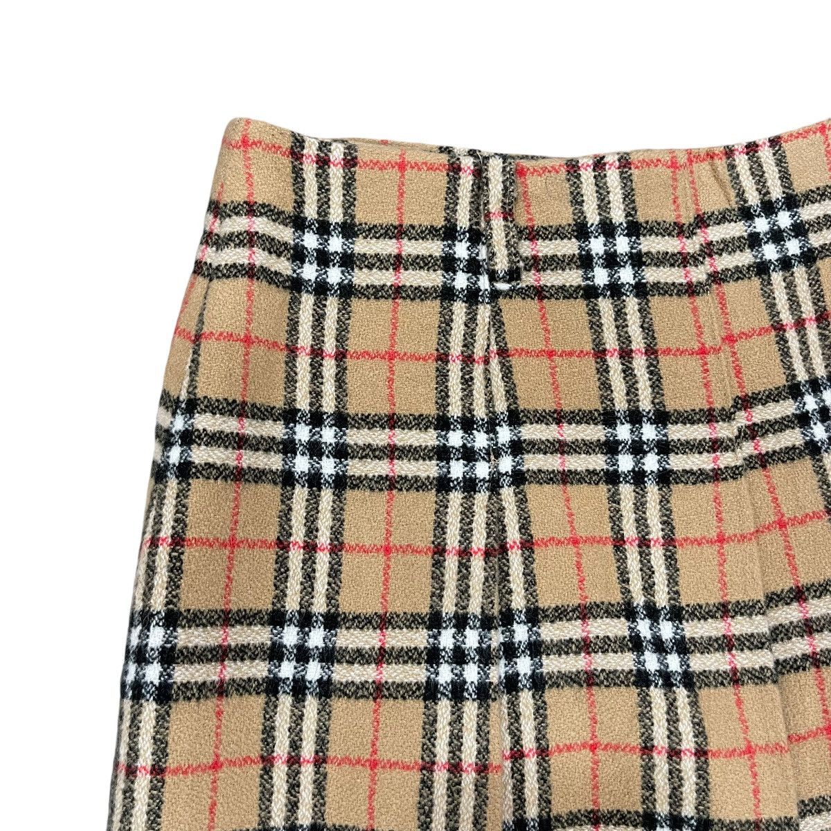 Burberry × Burberry Prorsum Burberrys Made in England Nova Check LambsWool Mini Skirt Size 26" / US 2 / IT 38 - 9 Thumbnail