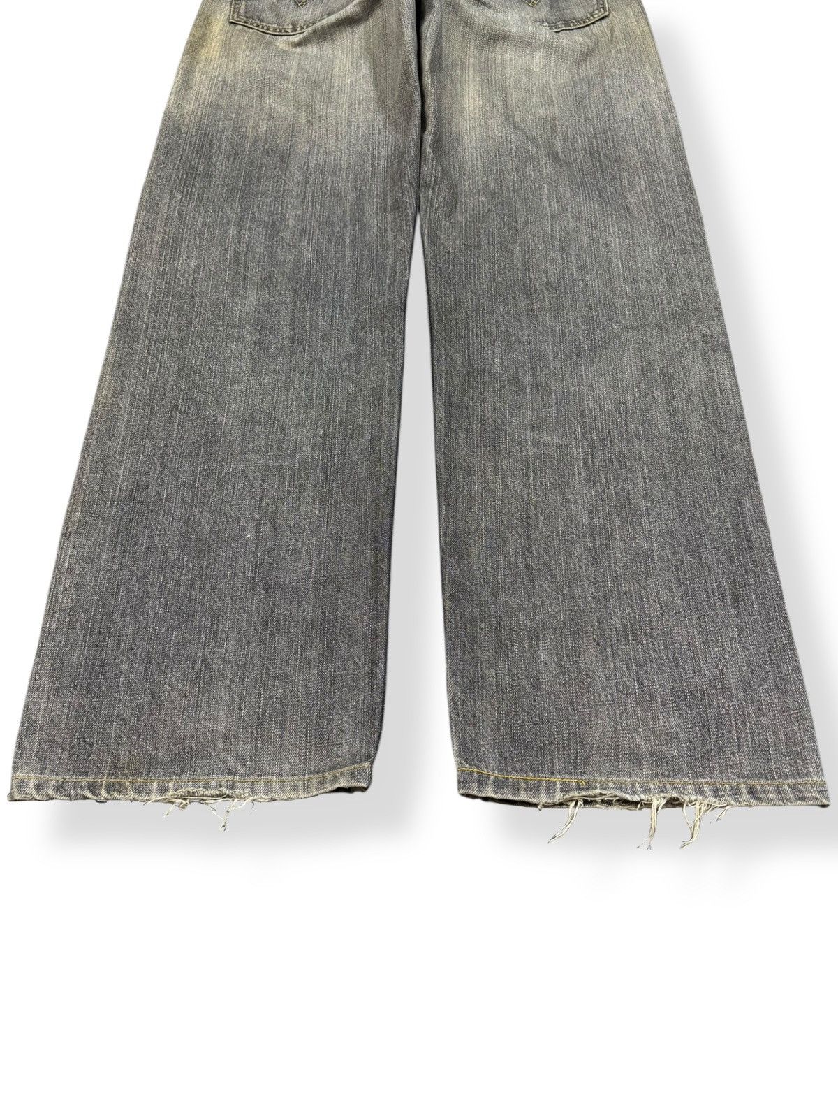 Levi's Vintage Levis 503 Rusty Charcoal Wash Baggy Distressed Jeans Size US 33 - 14 Thumbnail