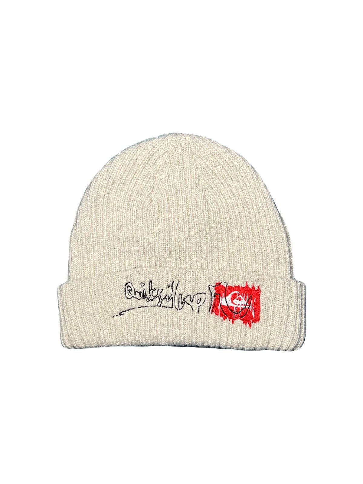 Quicksilver Vintage Cap Y2K Quiksilver White Hat Size ONE SIZE - 2 Thumbnail