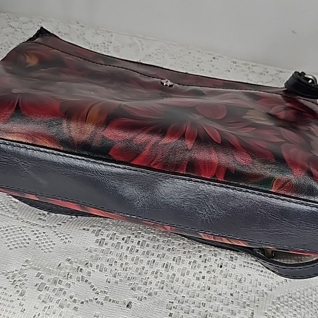 Patricia Nash Patricia Nash Kirby East West leather EXCLUSIVE floral bag Size ONE SIZE - 7 Thumbnail