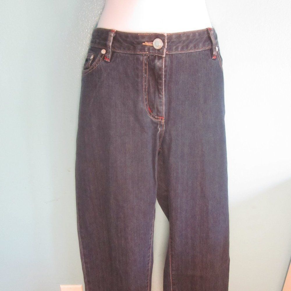 Faconnable Faconnable Womens Cropped Jeans Size 10 Size 32" / US 10 / IT 46 - 9 Thumbnail