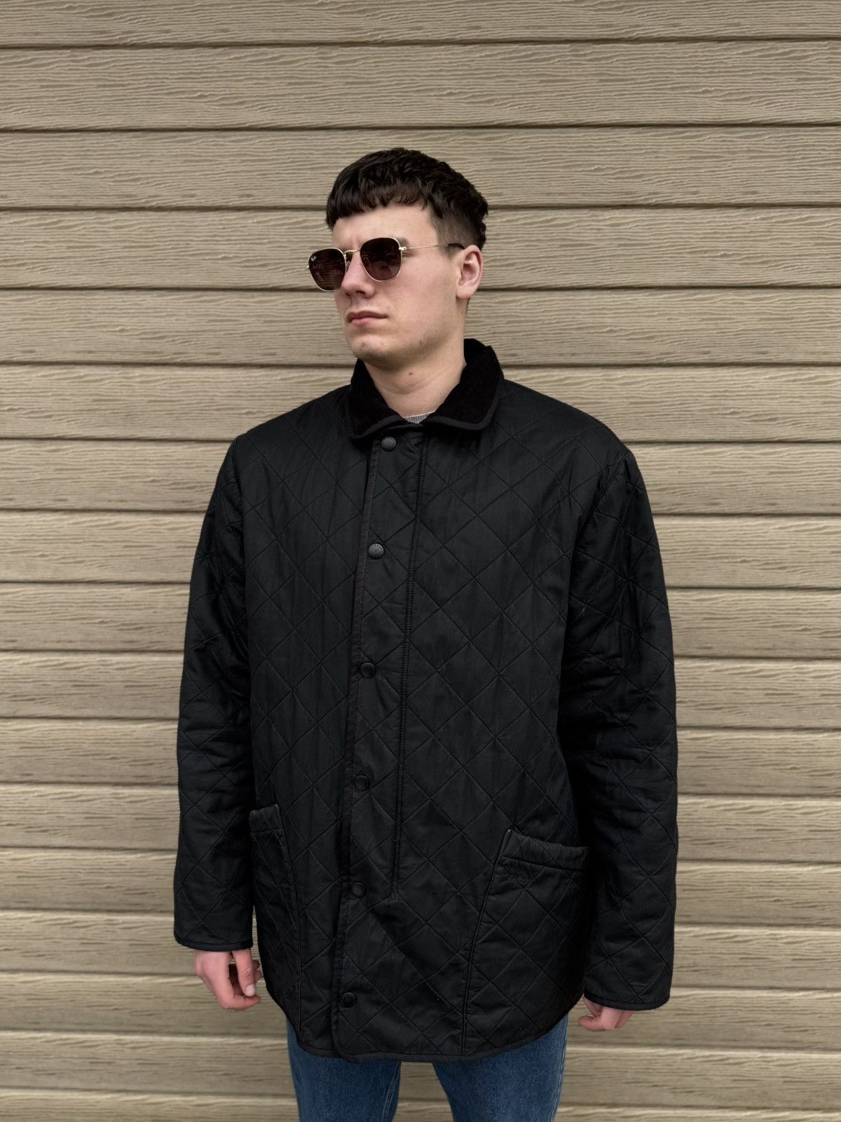 Barbour Barbour Duracotton Polarquilt Jacket Men XL Quilted Coat Size US XL / EU 56 / 4 - 11 Thumbnail