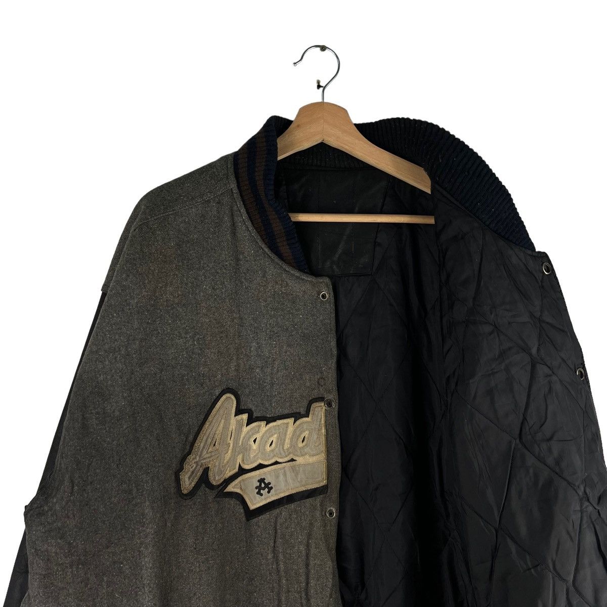 Japanese Brand 🔥90’s Vintage Varsity Bomber Jacket Alcademiko Big Logo Size US L / EU 52-54 / 3 - 7 Thumbnail