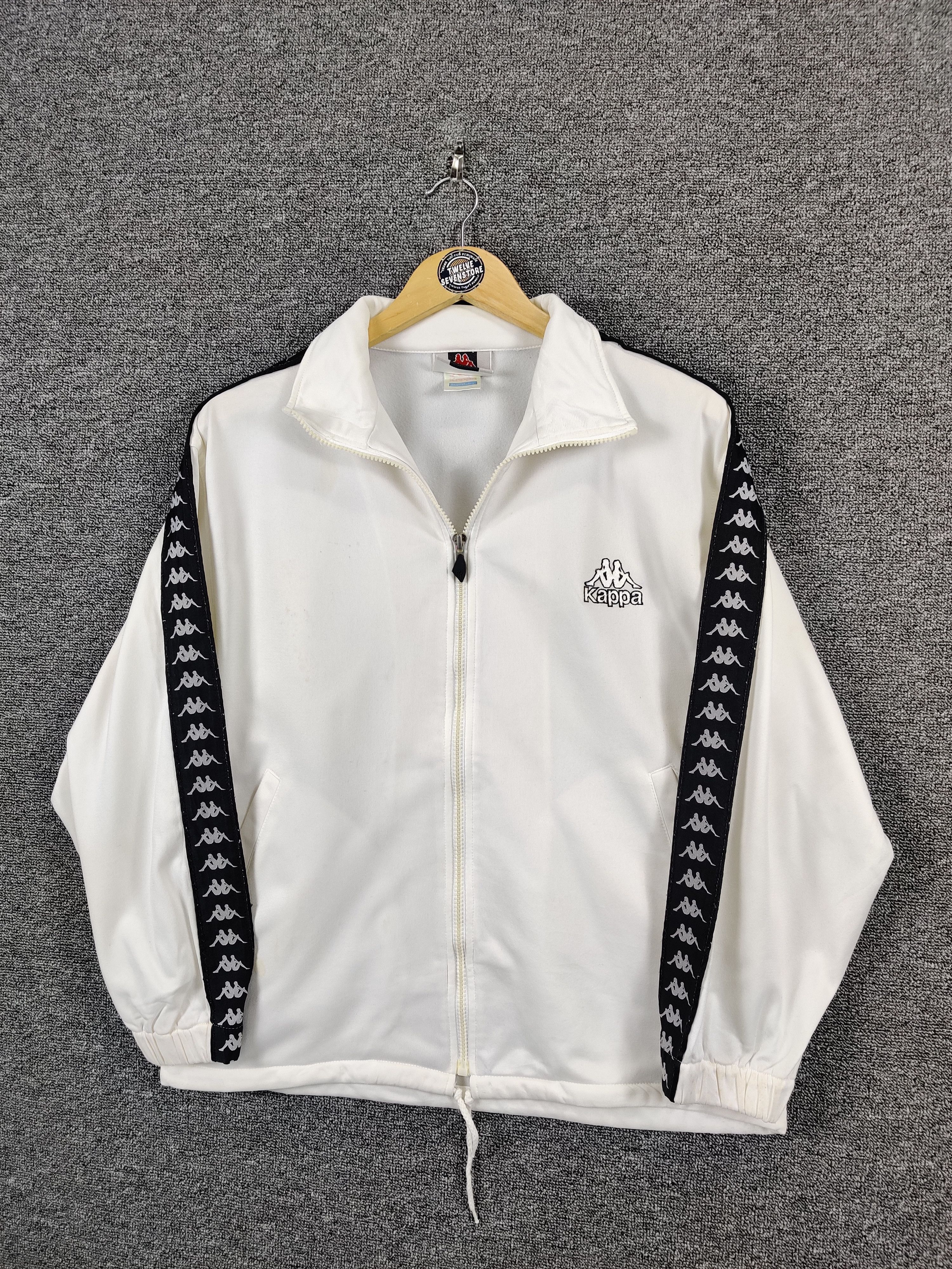 Kappa Vintage Kappa Side Tape Windbreaker Jacket Size US S / EU 44-46 / 1 - 2 Thumbnail