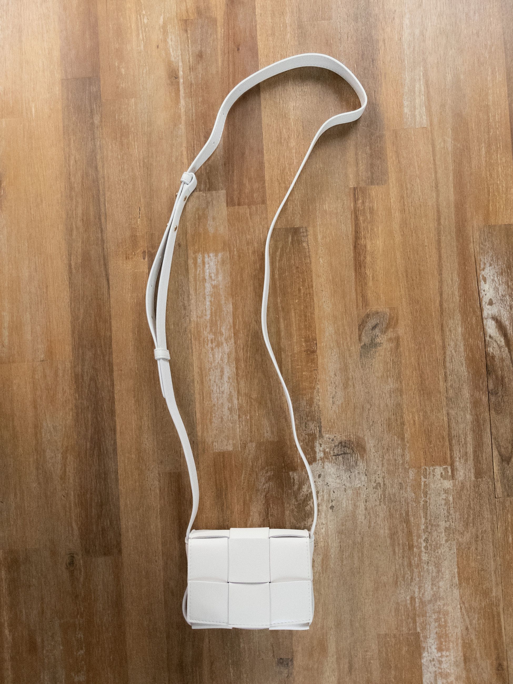 Bottega Veneta BOTTEGA VENETA Candy Cassette white intrecciato leather bag Size ONE SIZE - 3 Thumbnail