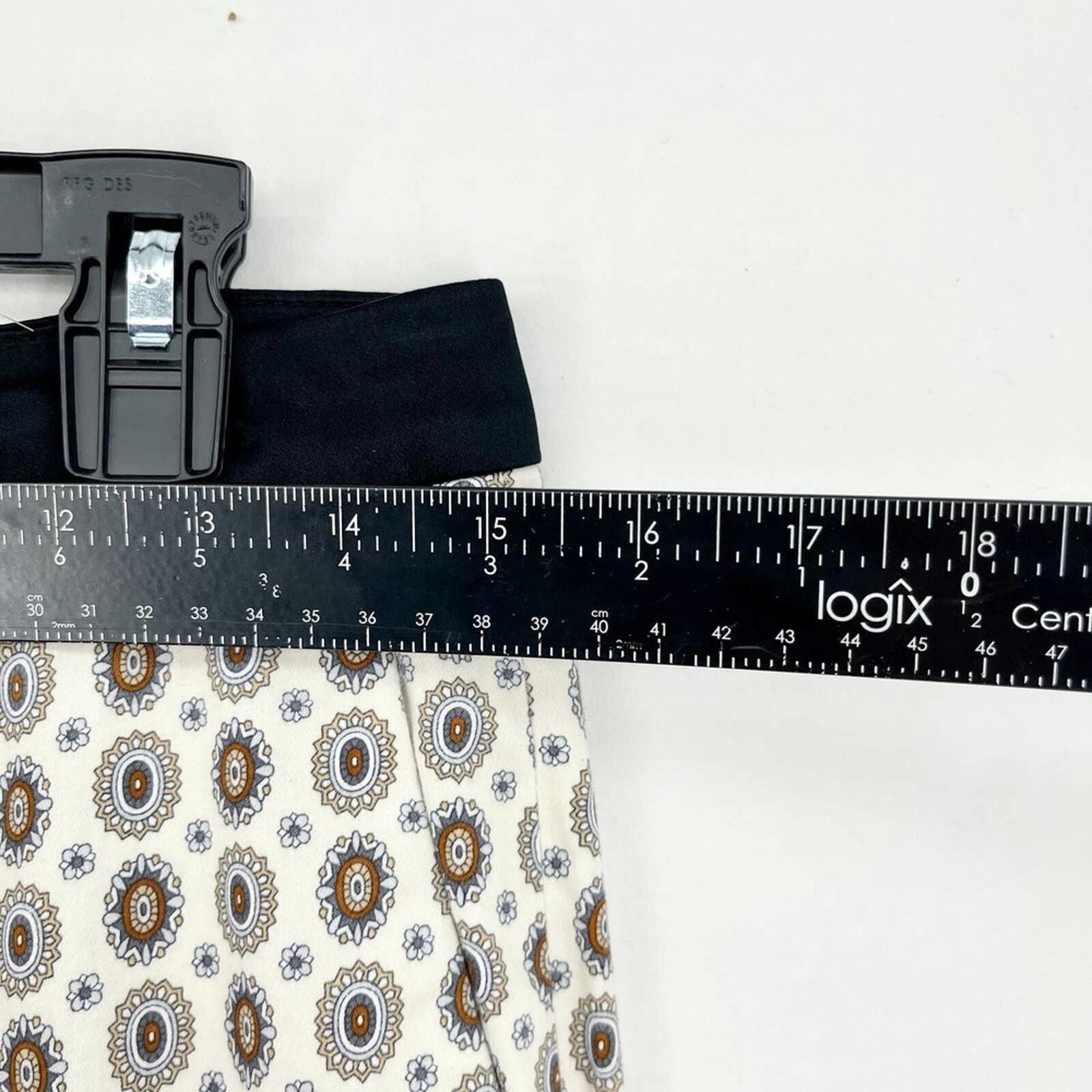 Zara Zara Medallion High Waisted Double Pocket Dress Pant Small Size 31" - 3 Thumbnail