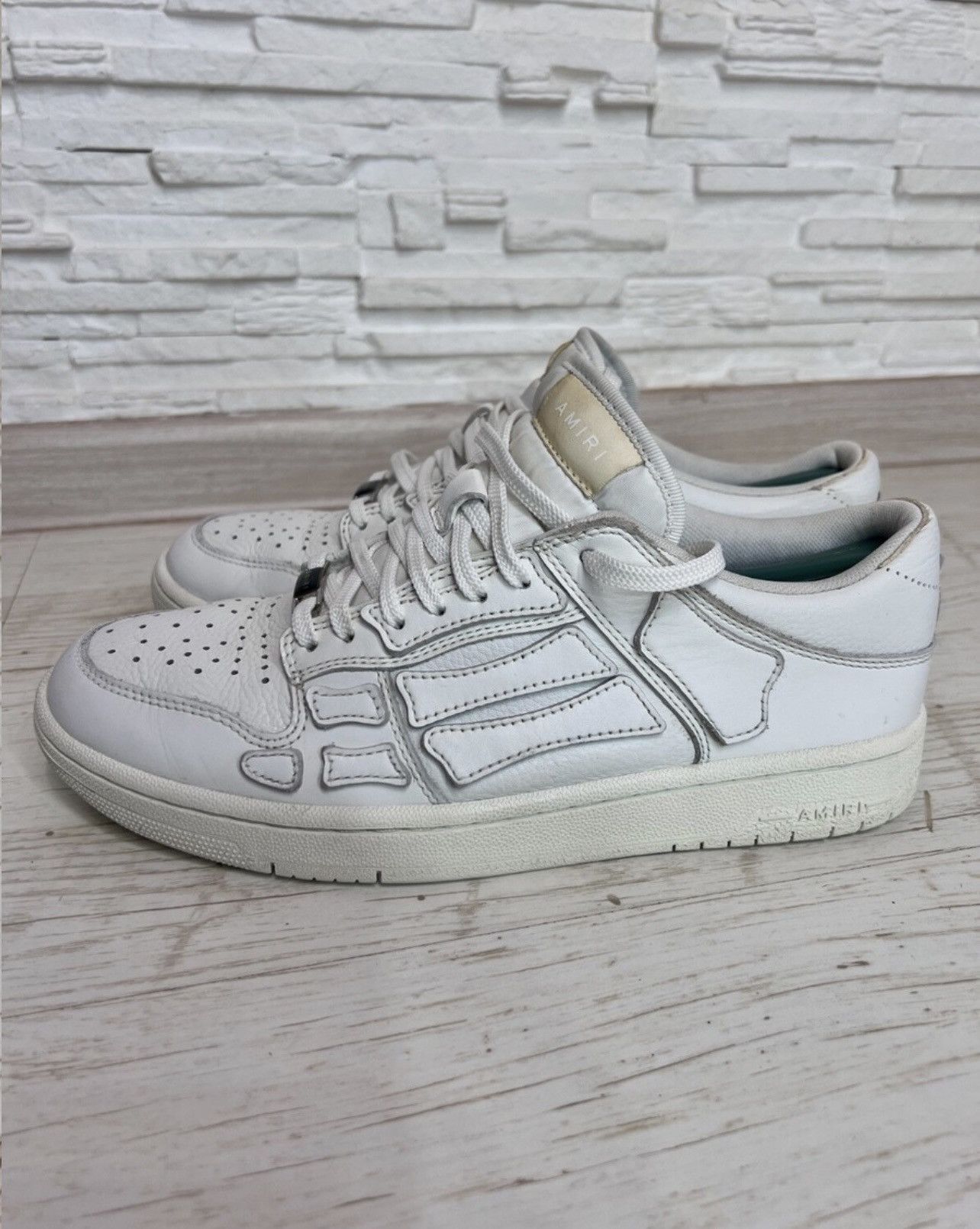 Amiri Amiri Skel Top Skeleton Sneakers 41 Leather Shoes Size US 8 / EU 41 - 7 Thumbnail