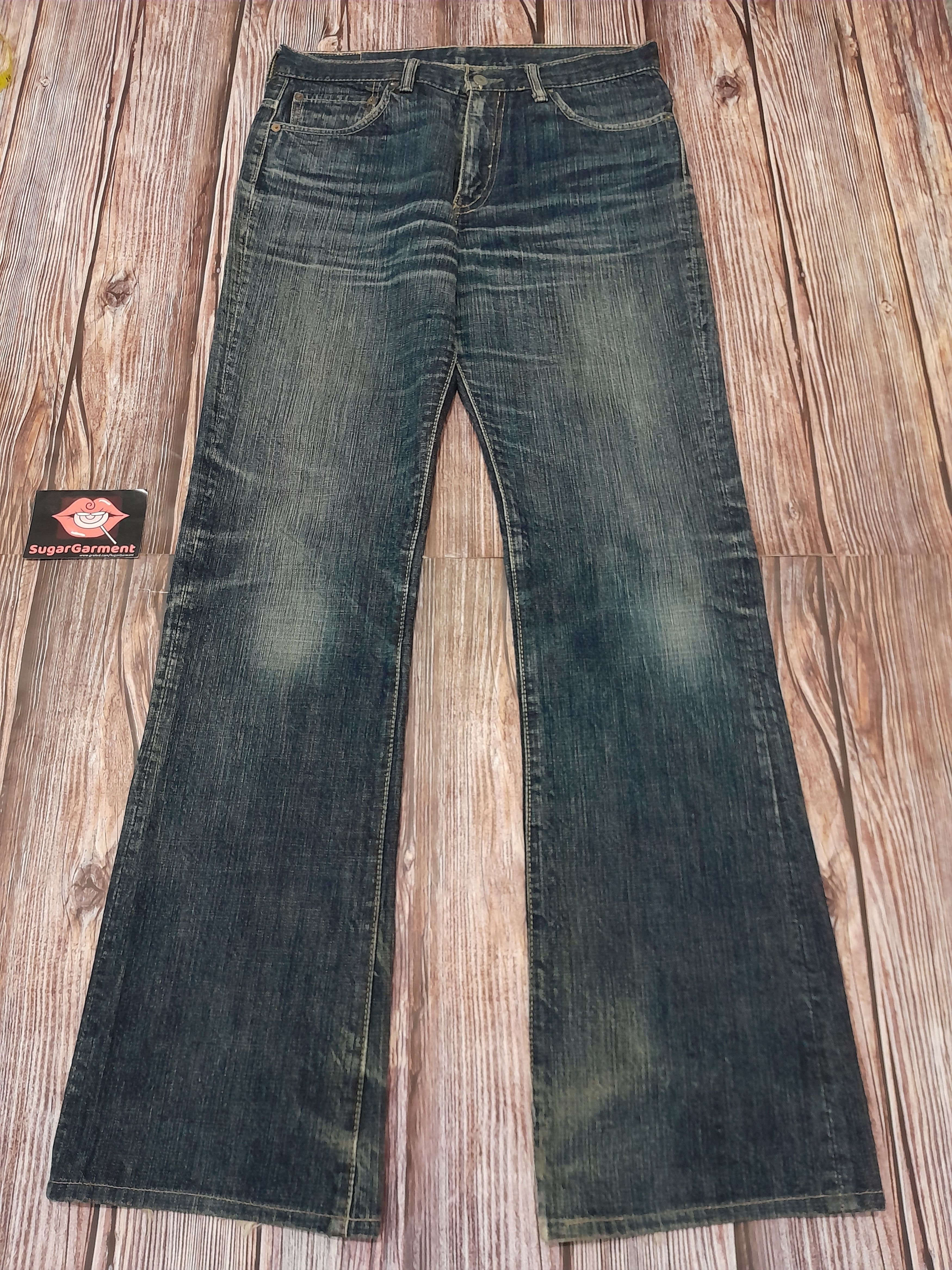 Japanese Jeans Bootcut Bell Bottoms Pherrows Vintage