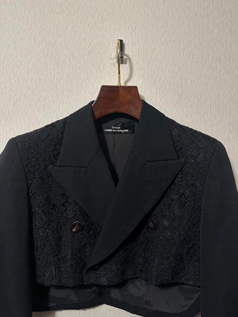 Comme des Garcons Comme des Garcons Lace wool jacket Size M / US 6-8 / IT 42-44 - 2 Thumbnail