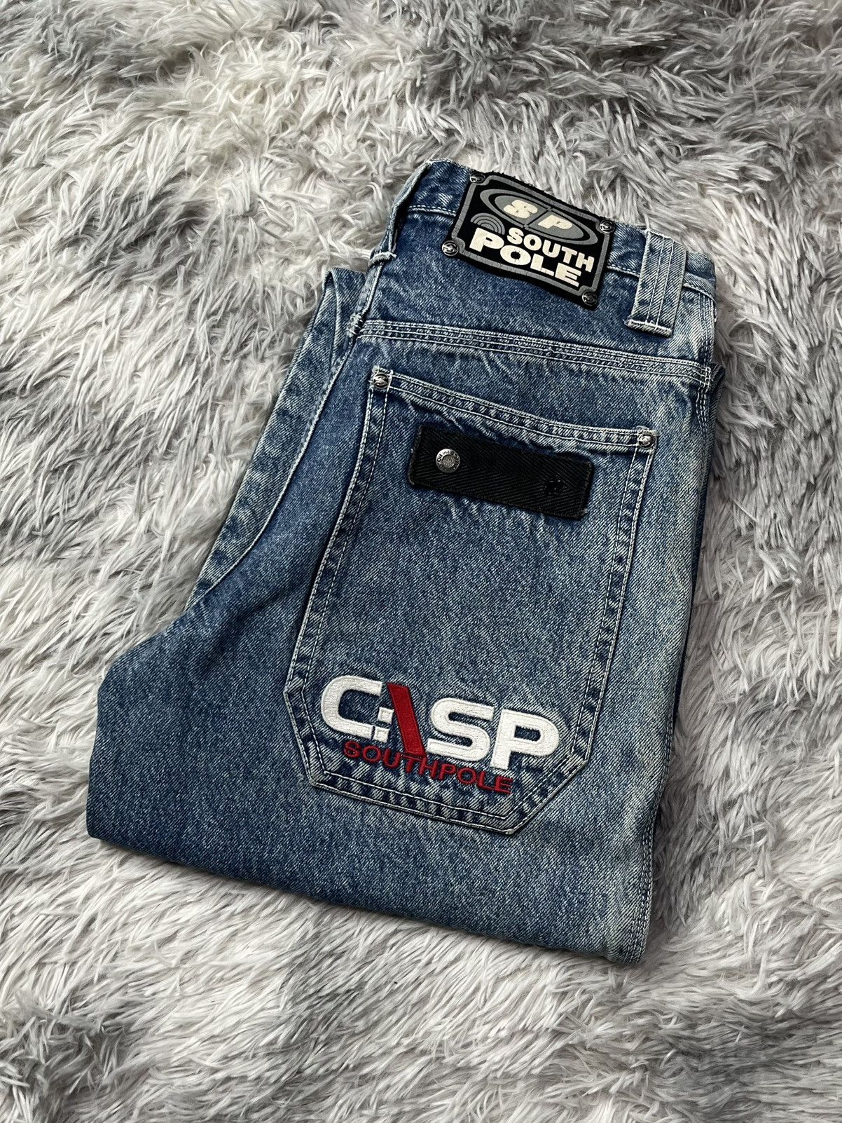 Southpole Vintage southpole baggy jeans Hiphop skate Y2K Size 29" - 1 Thumbnail