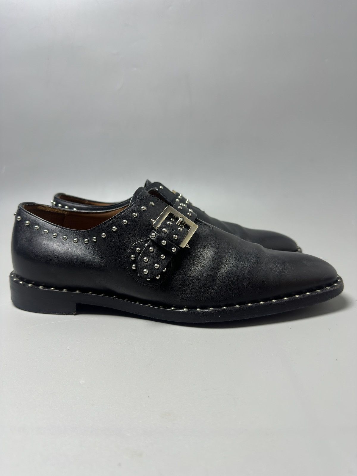Givenchy Givenchy — Studded leather monk straps Size US 7 / EU 40 - 2 Thumbnail
