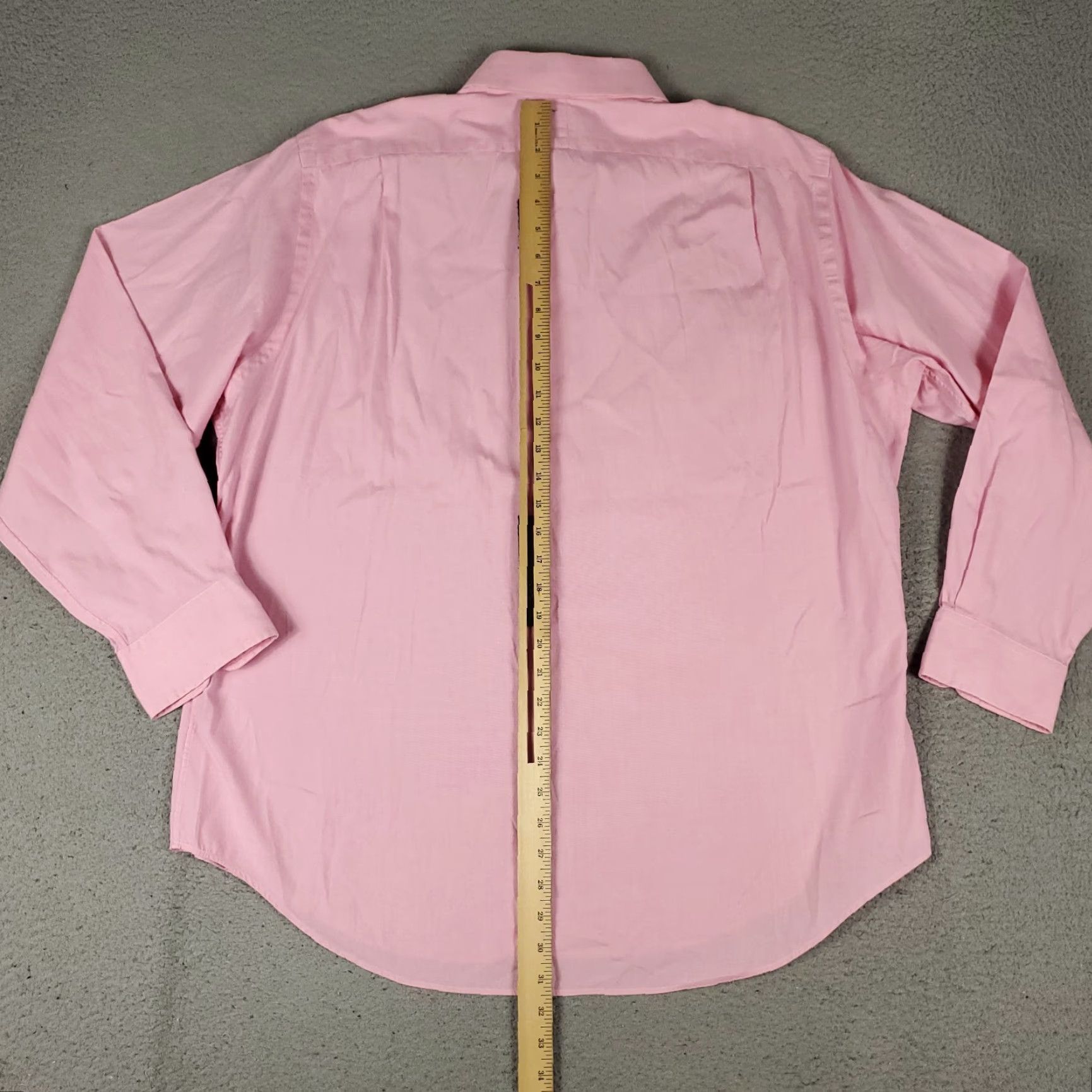 Ralph Lauren Ralph Lauren Shirt Mens 17 Pink Classic Fit Dress Button Up Long Sleeve Size 46R - 5 Thumbnail