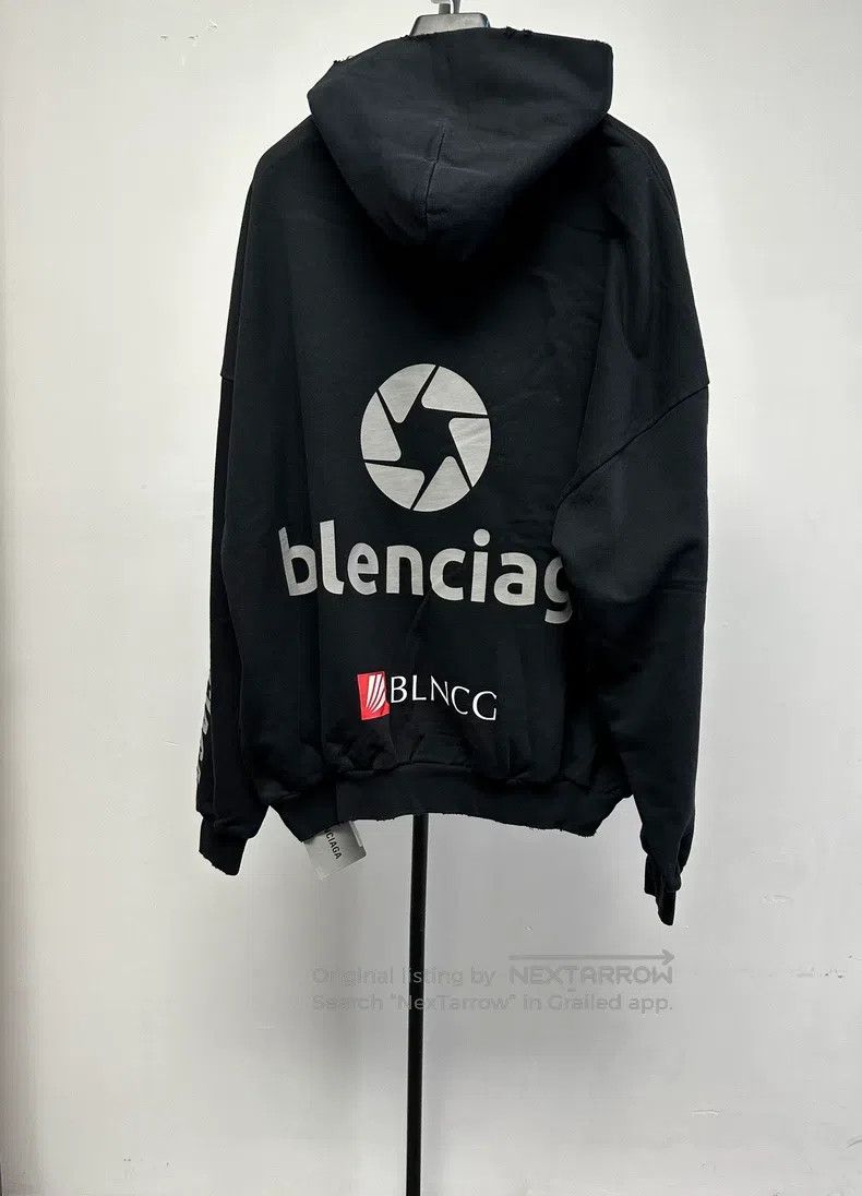 Balenciaga Balenciaga Alphabet Pattern Printed Hooded Sweatshirt Size US S / EU 44-46 / 1 - 2 Thumbnail