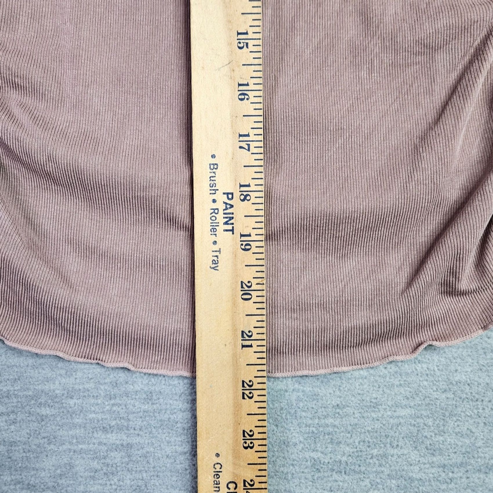 Free People Free People Women’s Small Pink Ribbed Ruched Short Sleeve Top Shirt Adults S Pink Solid All Seasons Regular Fit Size S / US 4 / IT 40 - 5 Thumbnail