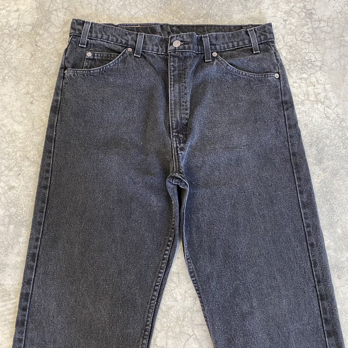 Levi's × Vintage Vintage 90’s Levis 505 Orange Tab Straight Leg Jeans Size US 35 - 3 Thumbnail
