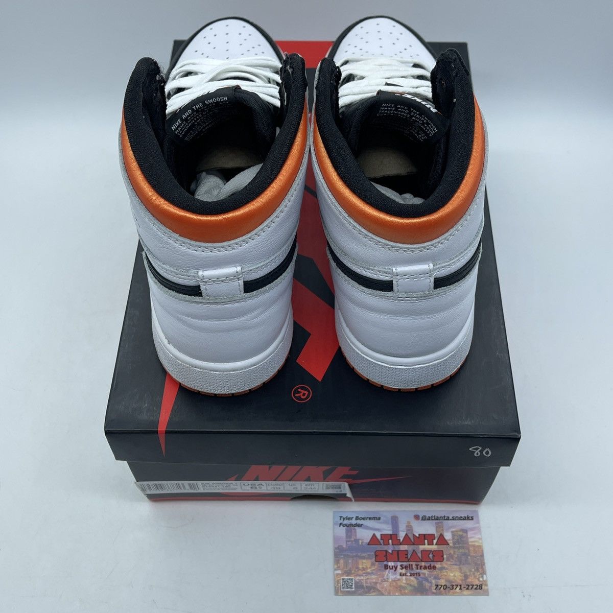 Jordan Brand Air Jordan 1 high electric orange Size US 6.5 / EU 39-40 - 6 Thumbnail