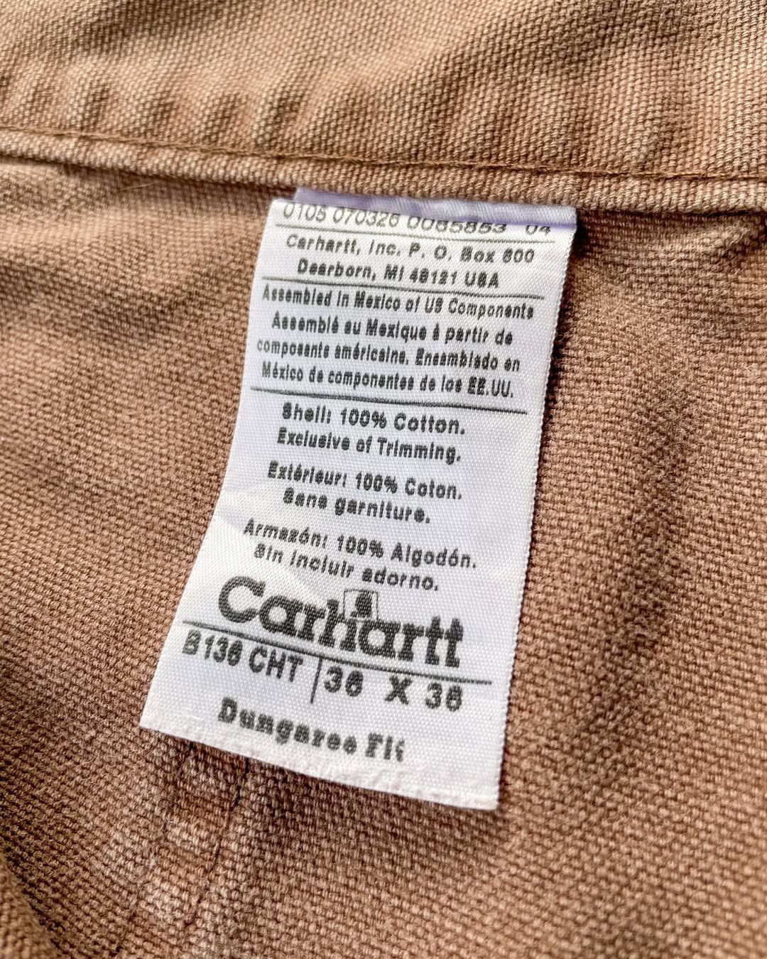Carhartt Crazy Vintage Carhartt Doublekne - B136 CHT🍫 Size US 36 / EU 52 - 8 Thumbnail