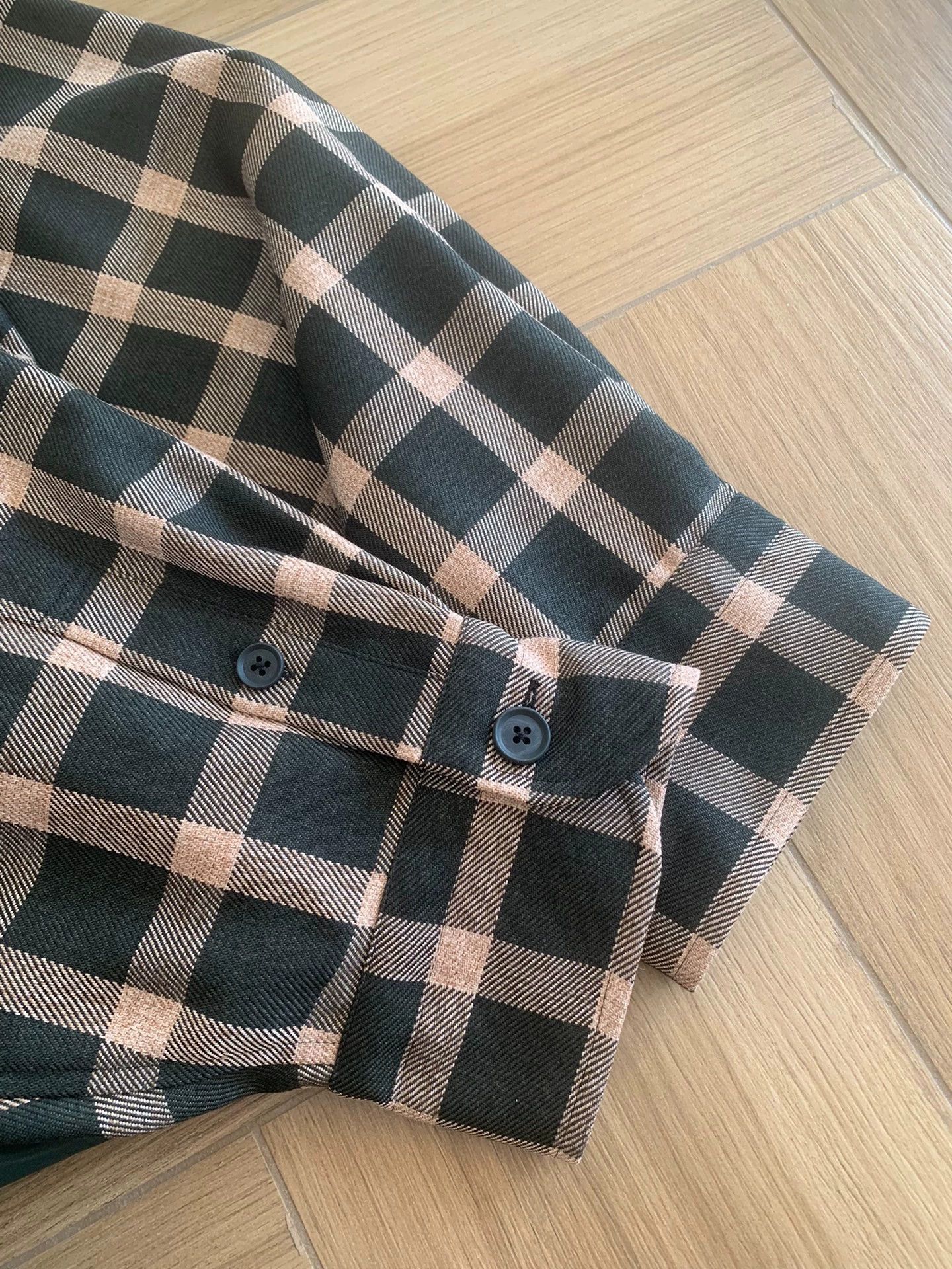 Kolor KOLOR Abe Junichi 24FW Polyester Check Casual LS Shirt Size US L / EU 52-54 / 3 - 7 Thumbnail