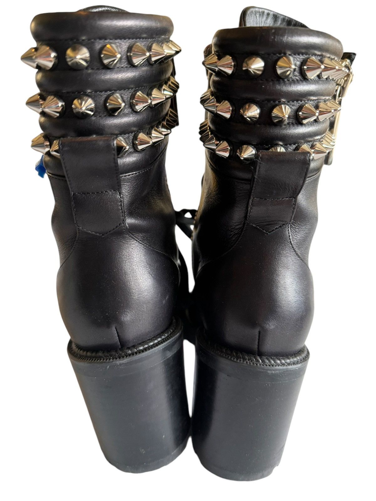 Christian Louboutin Stud Combat Boots Size US 11 / IT 41 - 4 Thumbnail