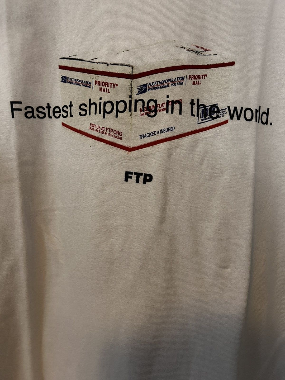 Fuck The Population FTP World’s Fastest Shipping T Shirt Size Large Size US L / EU 52-54 / 3 - 2 Thumbnail