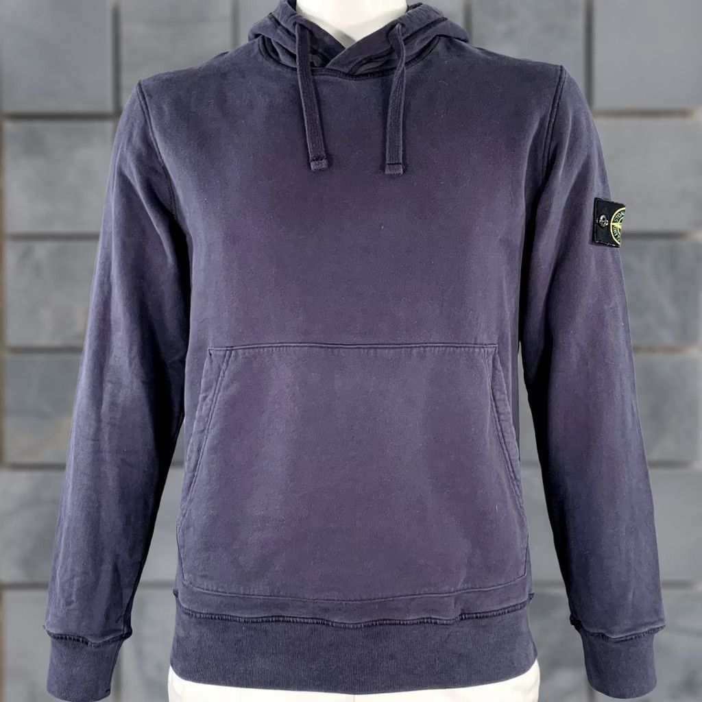 Stone Island STONE ISLAND Size L Grey Blue Cotton Hooded Sweatshirt Mens Size US L / EU 52-54 / 3 - 1 Thumbnail