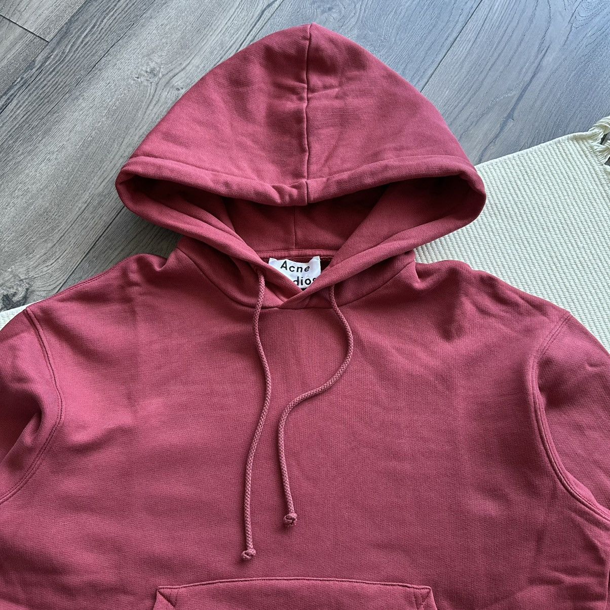 Acne Studios Acne Studios FELLIS PSS18 Popover Red Berry Hoodie Size US S / EU 44-46 / 1 - 2 Thumbnail