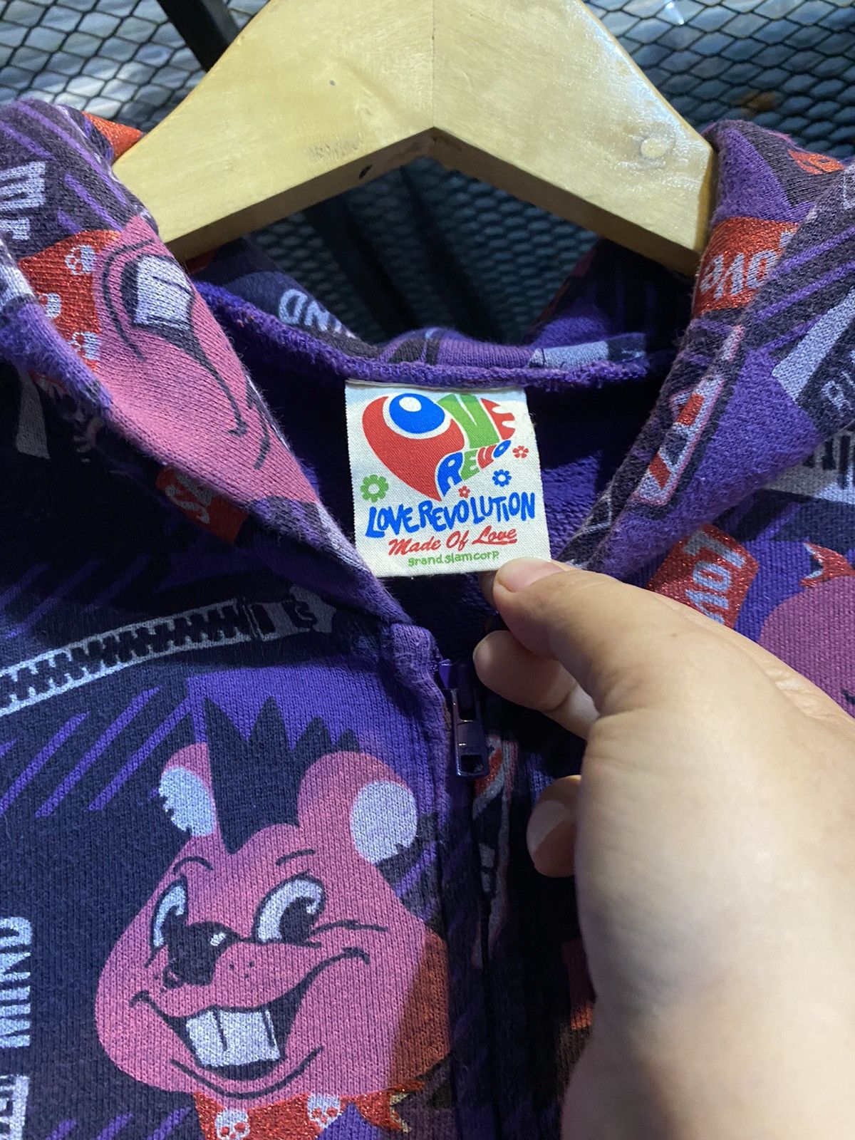 Japanese Brand Love Revolution Mr Squirrel UK Flag Never Mind Hoodie Japan Size M / US 6-8 / IT 42-44 - 6 Thumbnail