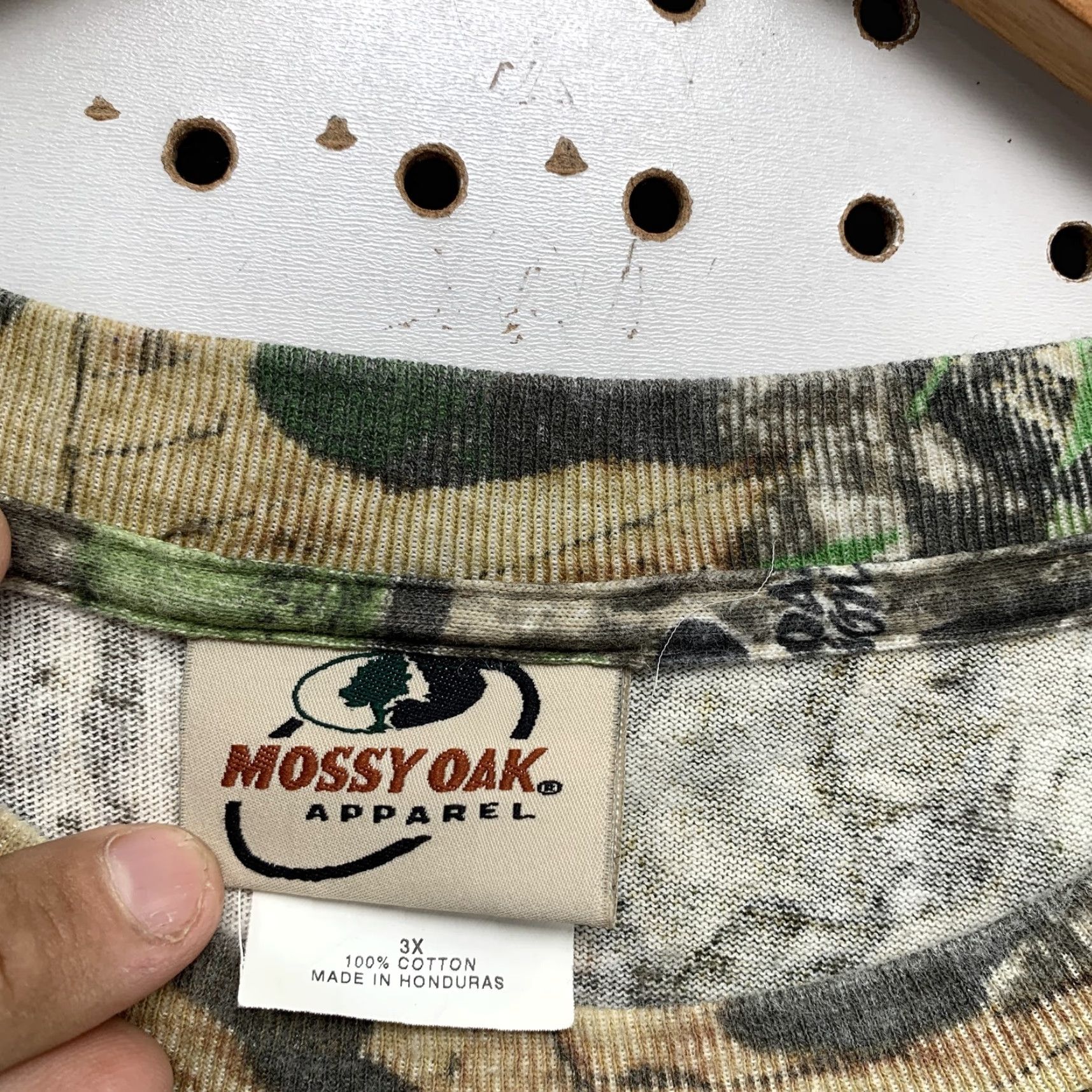 Vintage Mossy Oak Camouflage Shirt Mens 3XL Long Sleeve Green Camo Hunting Size US XXL / EU 58 / 5 - 4 Thumbnail