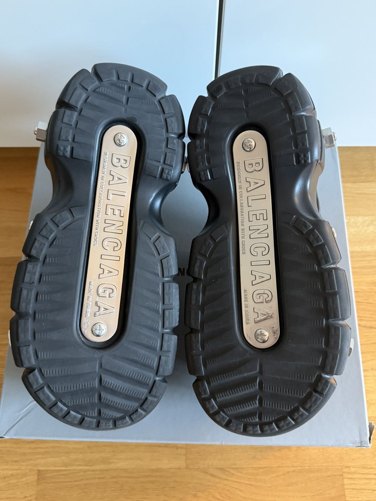 Balenciaga Balenciaga Hardcrocs Size US 12 / EU 45 - 11 Thumbnail