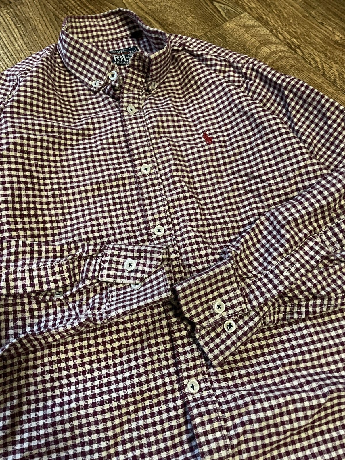 RRL Ralph Lauren Ralph Lauren Double R RRL Checkered Shirt Size US M / EU 48-50 / 2 - 6 Thumbnail