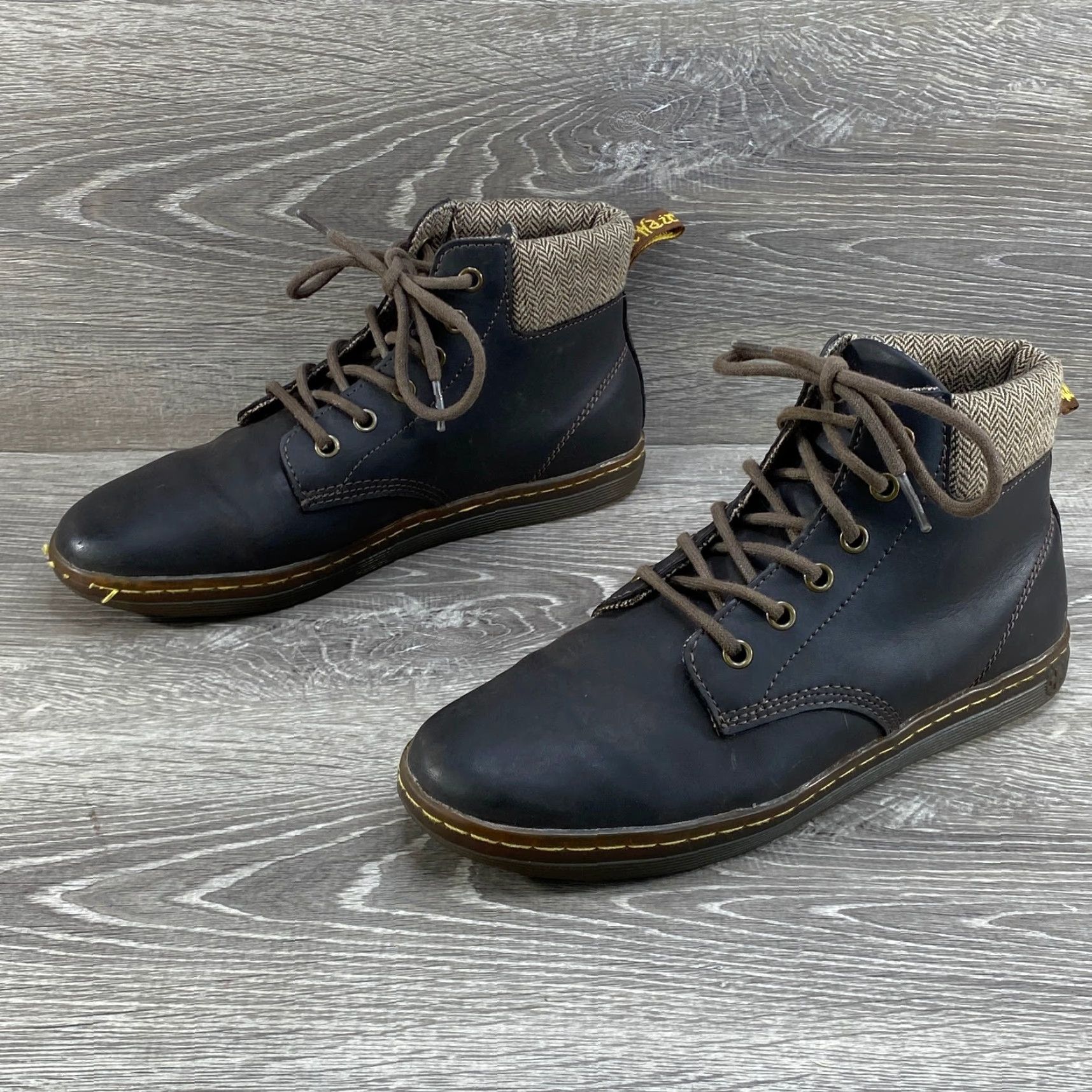 Dr. Martens Dr Doc Martens Maelly Brown Leather Ankle Combat Boots Womens 8 Lace Up Shoe Size US 6 / IT 36 - 6 Thumbnail