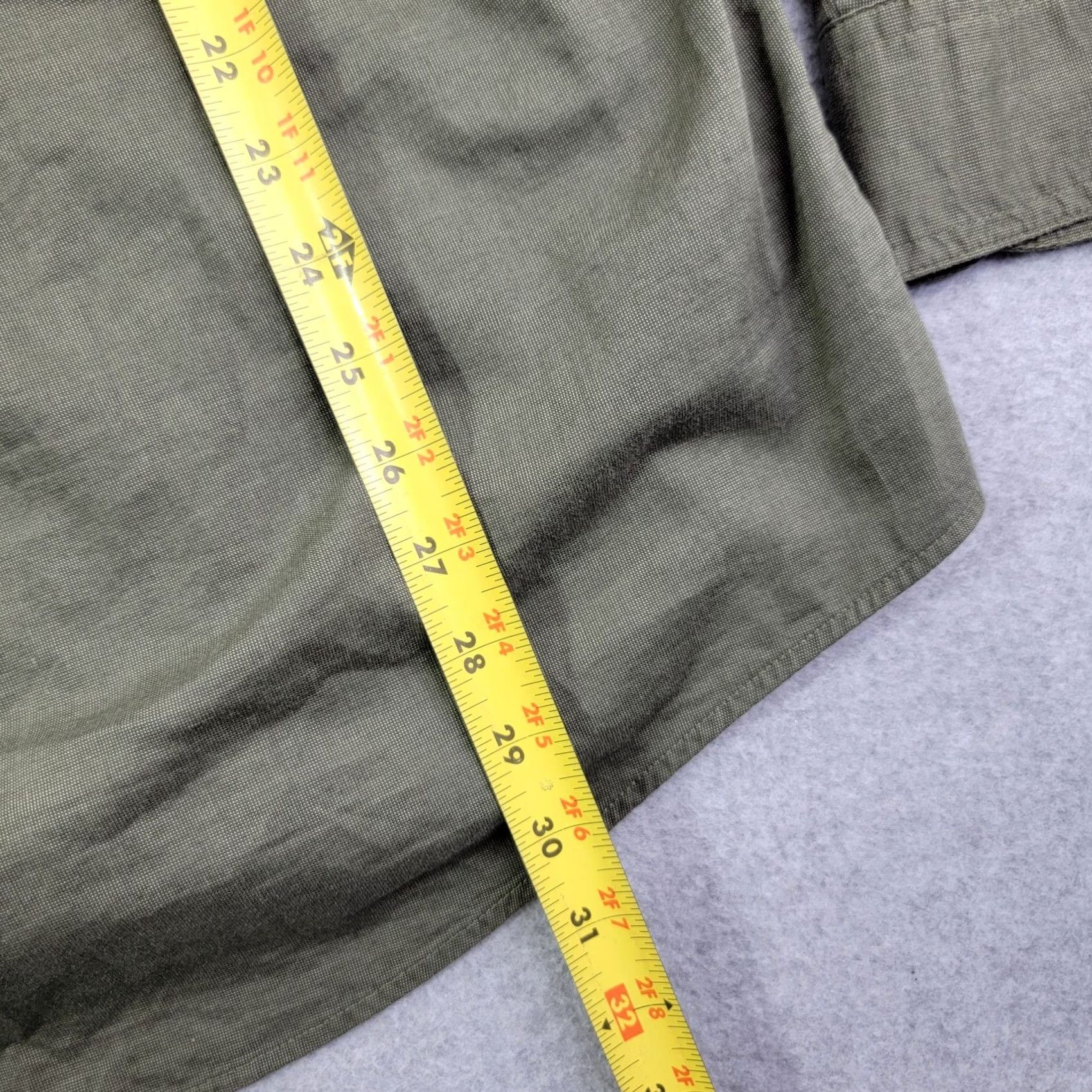 Chaps Chaps Ralph Lauren shirt Mens Large 100% Cotton WPL125 Button LS Casual Green Size US L / EU 52-54 / 3 - 6 Thumbnail