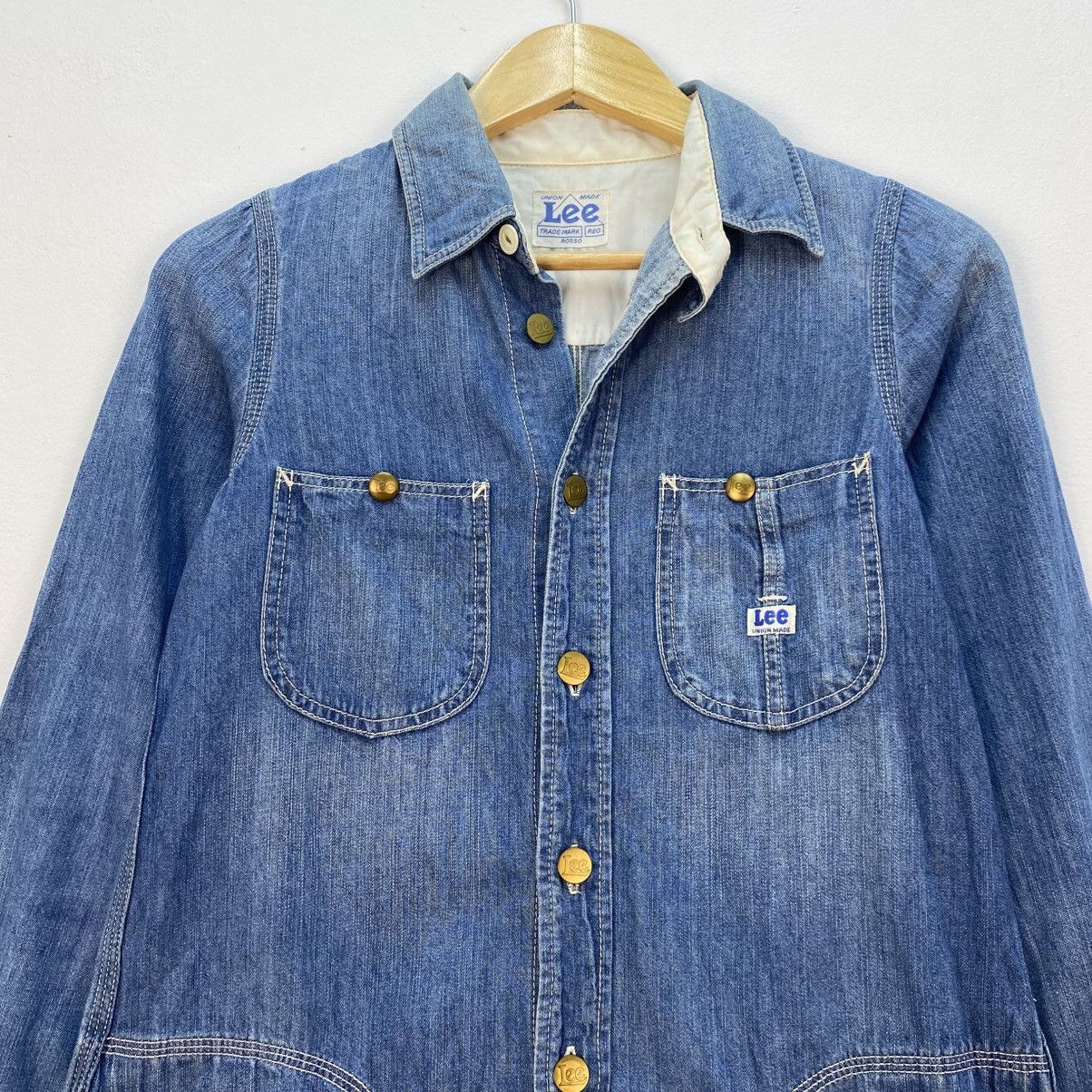 Lee 💥Vintage Lee Denim Shirt Dress Multi Pocket Size M / US 6-8 / IT 42-44 - 3 Thumbnail